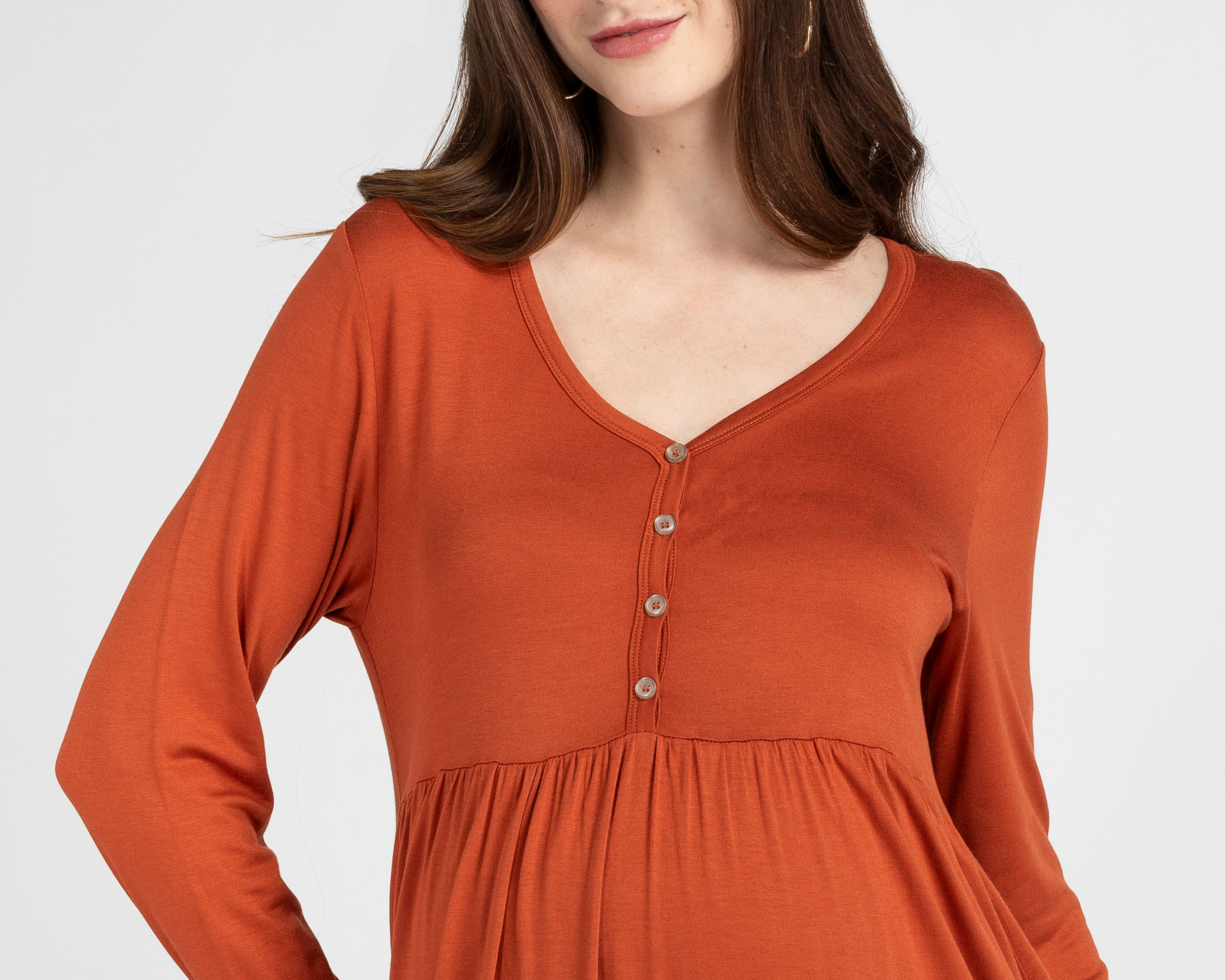 Foto 7 | Foto 7 | Vestido de Maternidad Mamá Bella Manga Larga