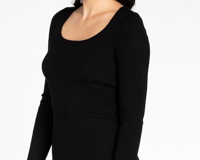 Foto 4 | Foto 4 | Vestido Casual Strona Negro Manga Larga Cuello Redondo para Mujer