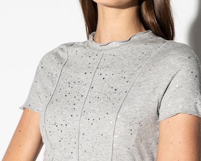Foto 4 | Foto 4 | Playera Thinner con Brillos para Mujer