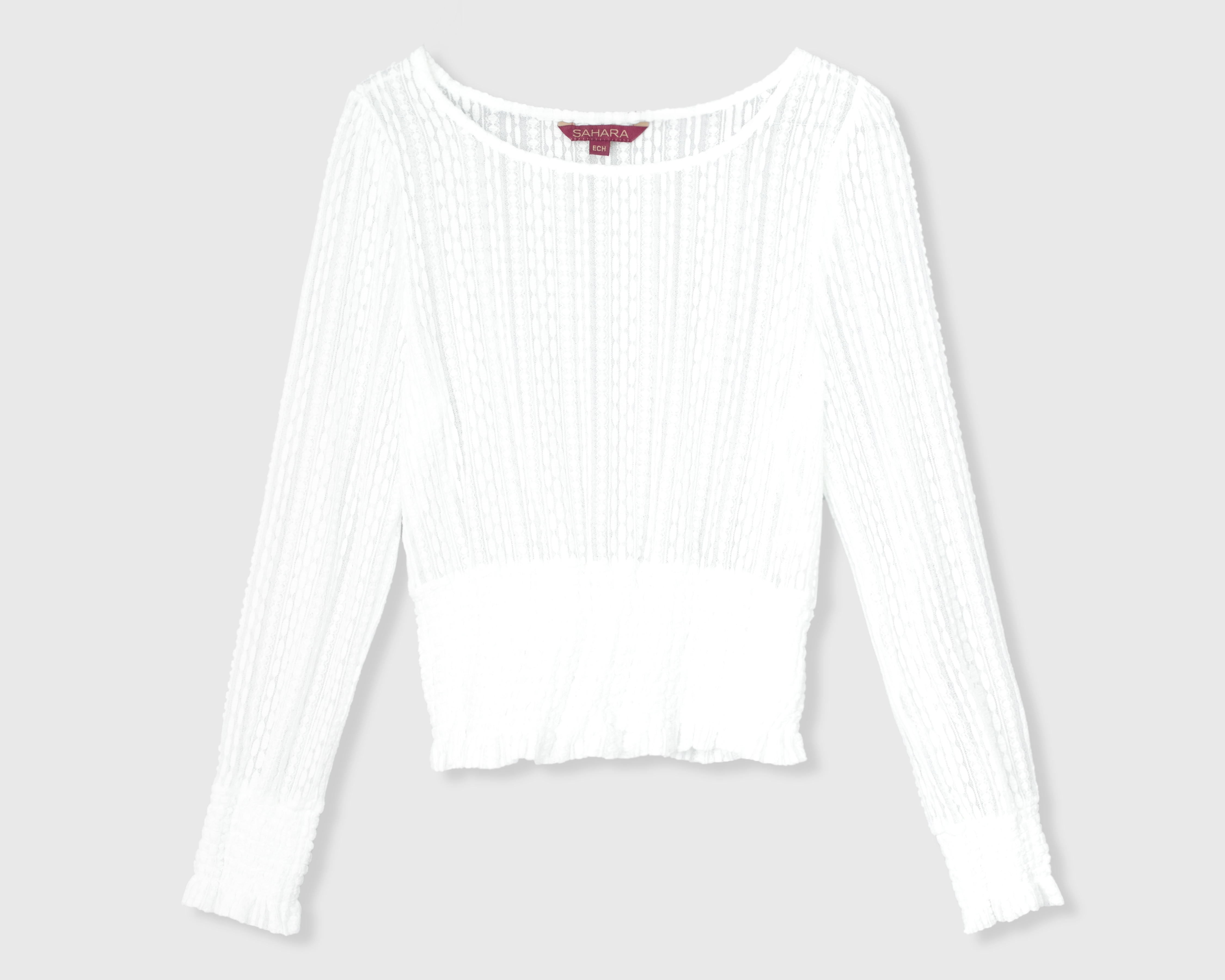 Foto 2 pulgar | Foto 1 | Blusa Sahara Manga Larga para Mujer