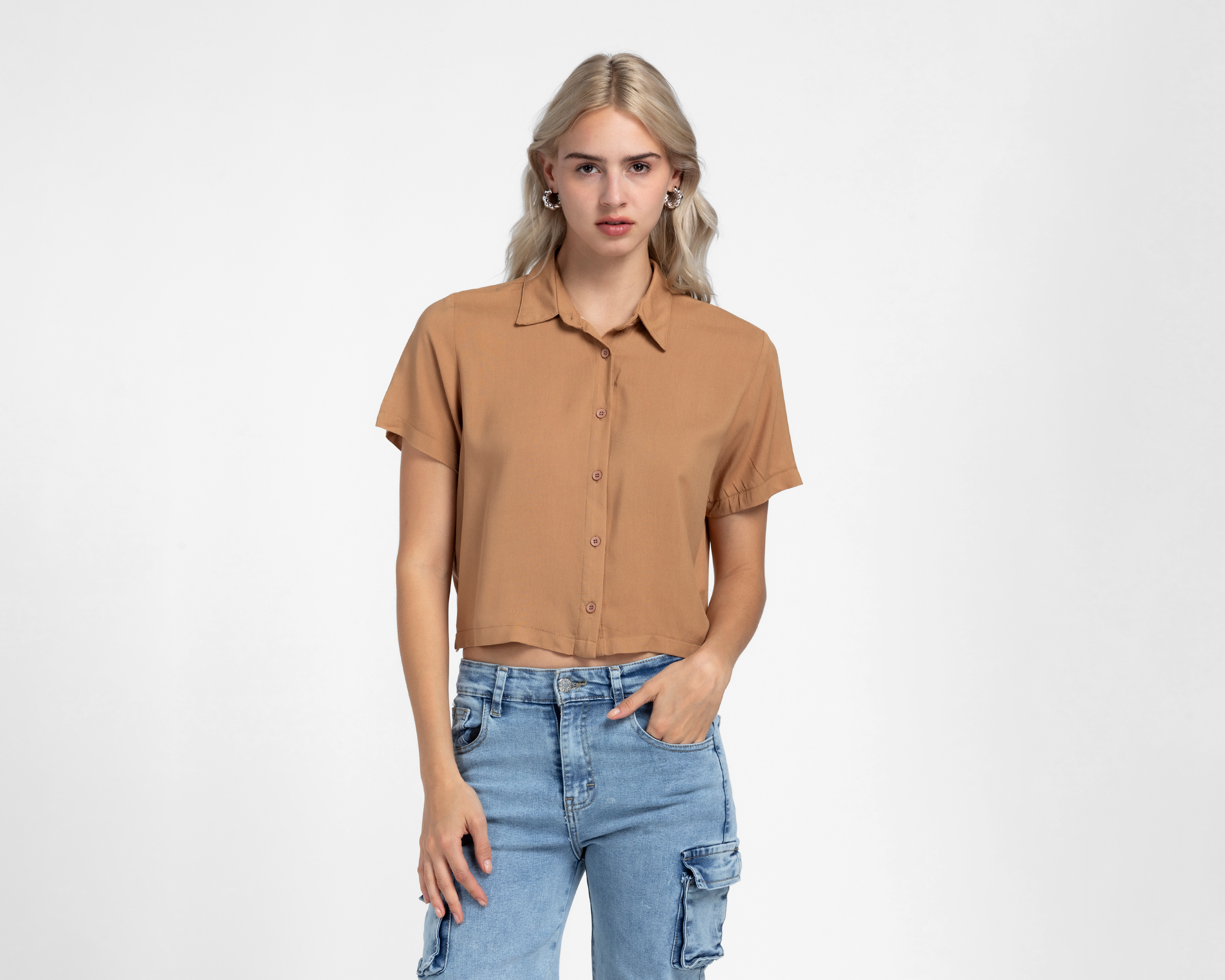 Blusa con Botones Refill para Mujer