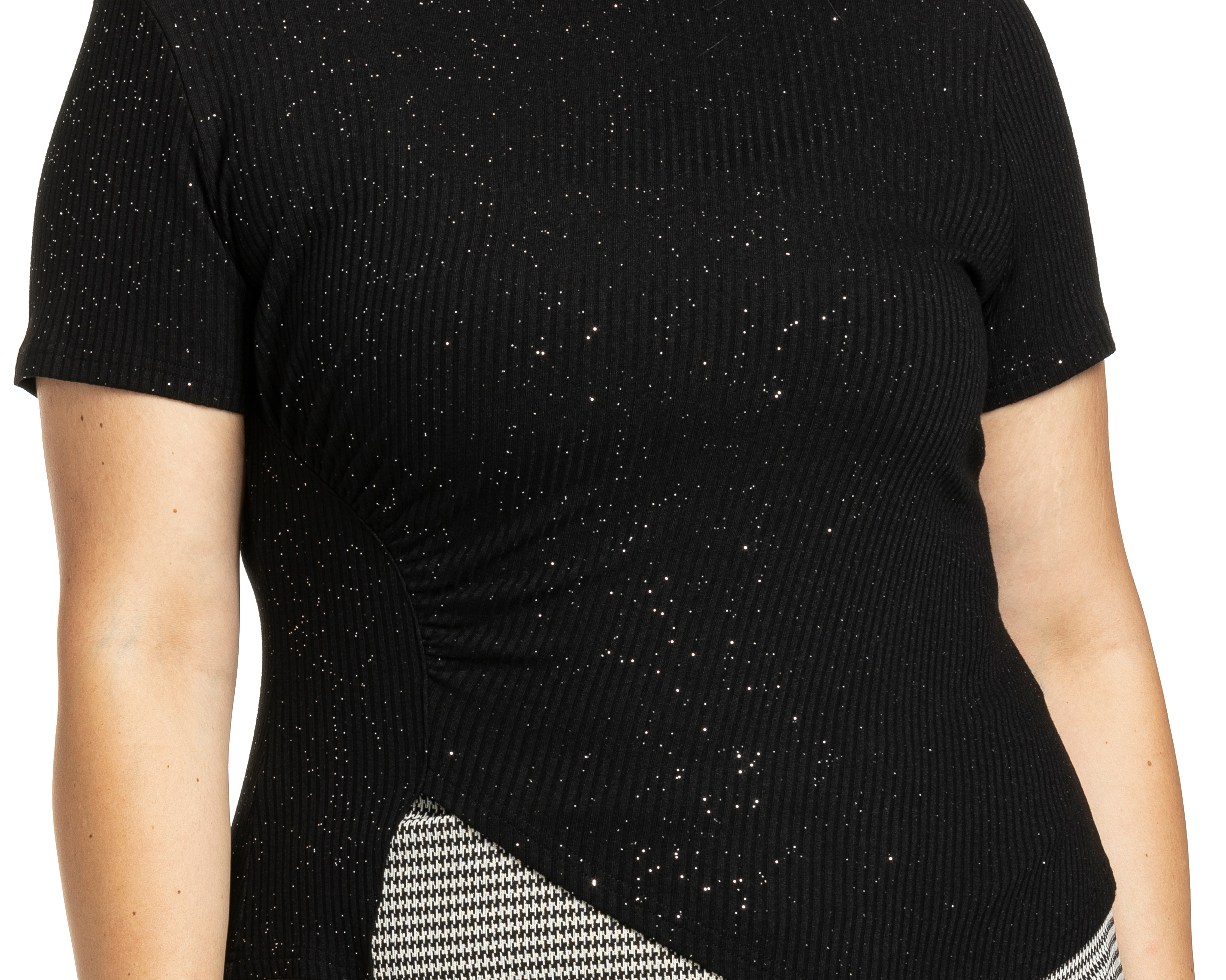 Foto 6 pulgar | Foto 4 | Playera Jennifer Lopez Manga Corta con Brillos