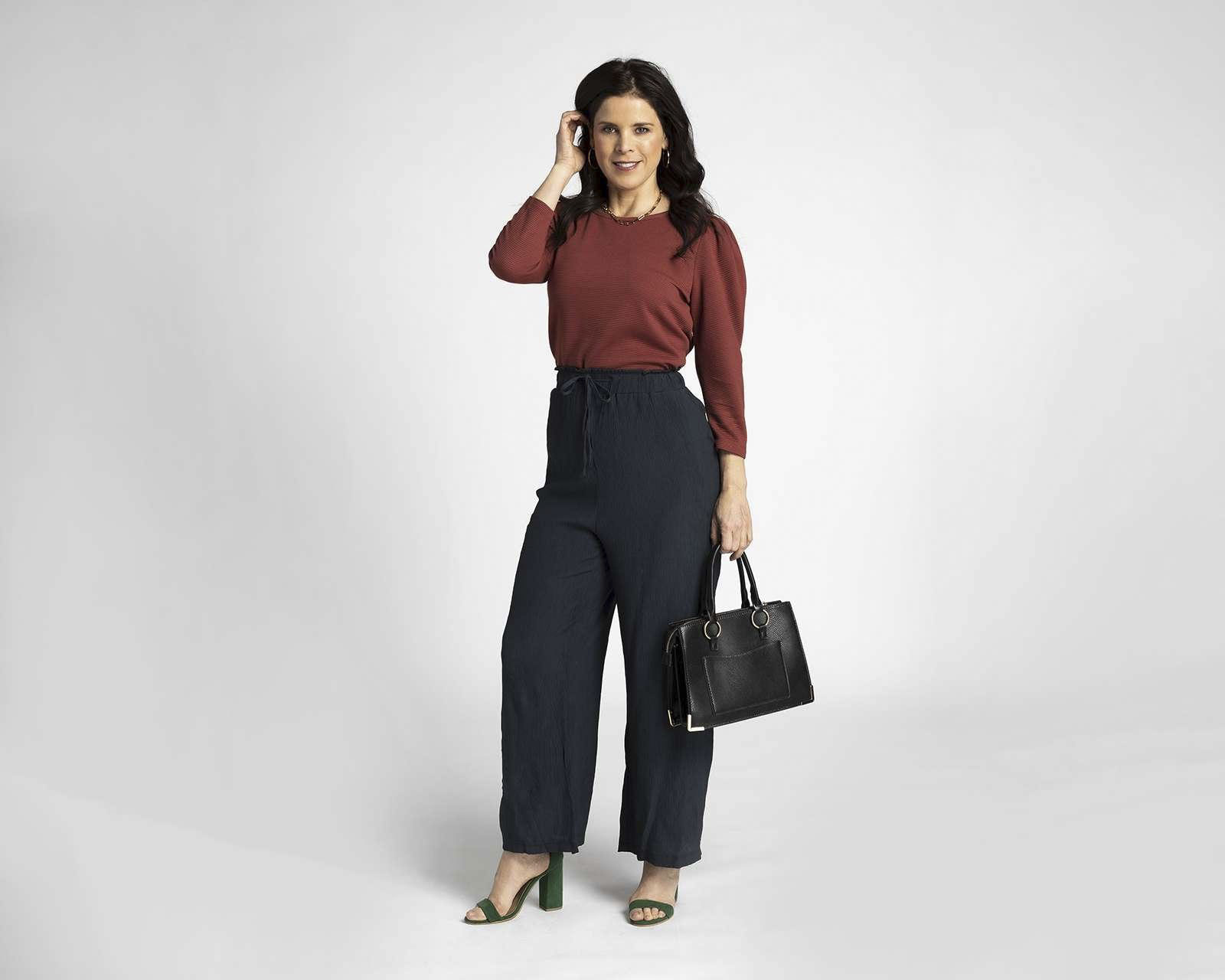 Blusa Sahara Manga 3/4 con Zurcido