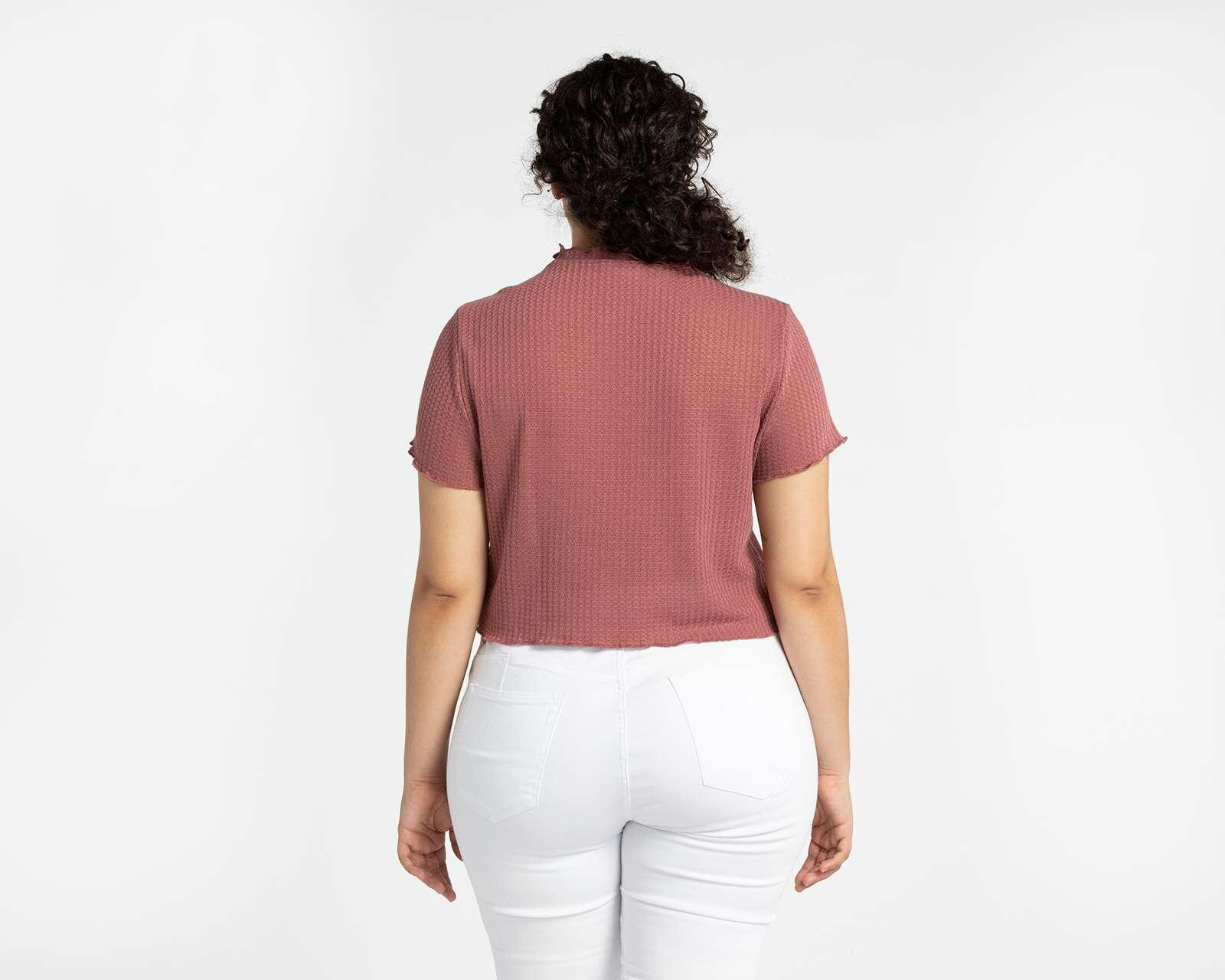 Foto 4 pulgar | Foto 3 | Playera 18 Forever para Mujer con Olán