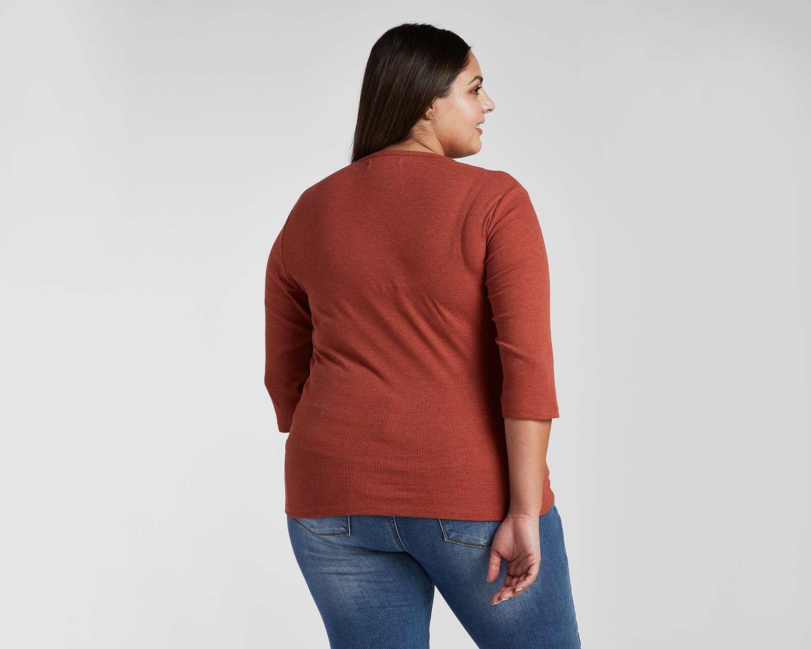 Foto 3 pulgar | Foto 2 | Playera Refill Manga 3/4