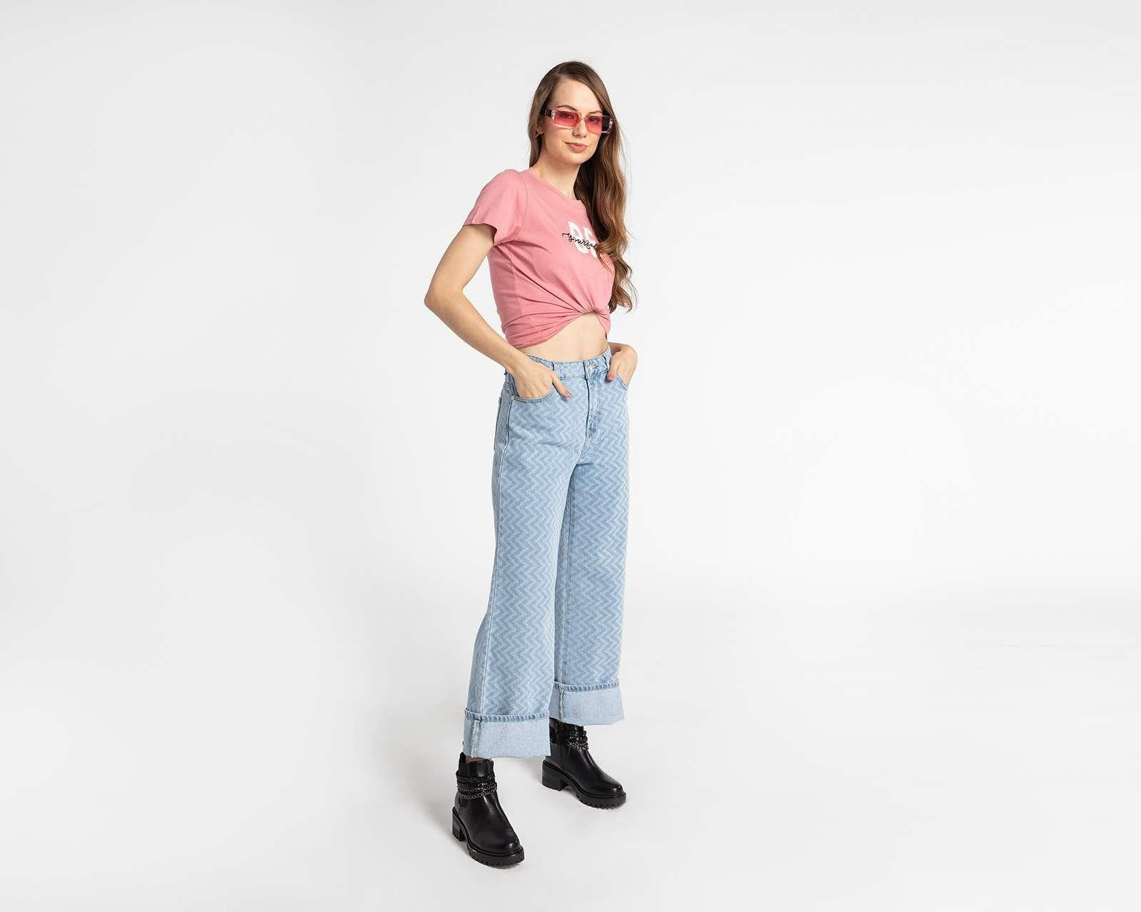 Foto 3 pulgar | Foto 2 | Playera 18 Forever Manga Corta Textura Lisa