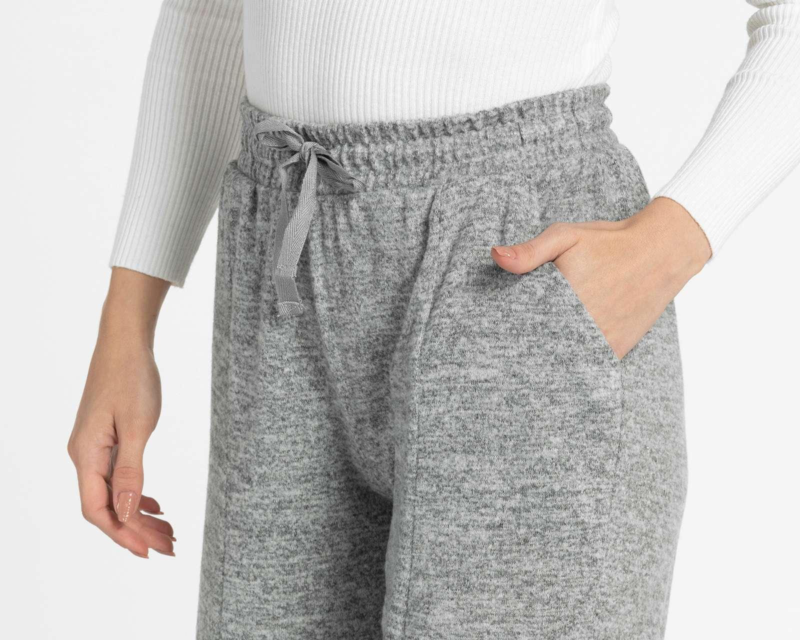 Foto 5 pulgar | Foto 4 | Pants Refill Gris con Jareta