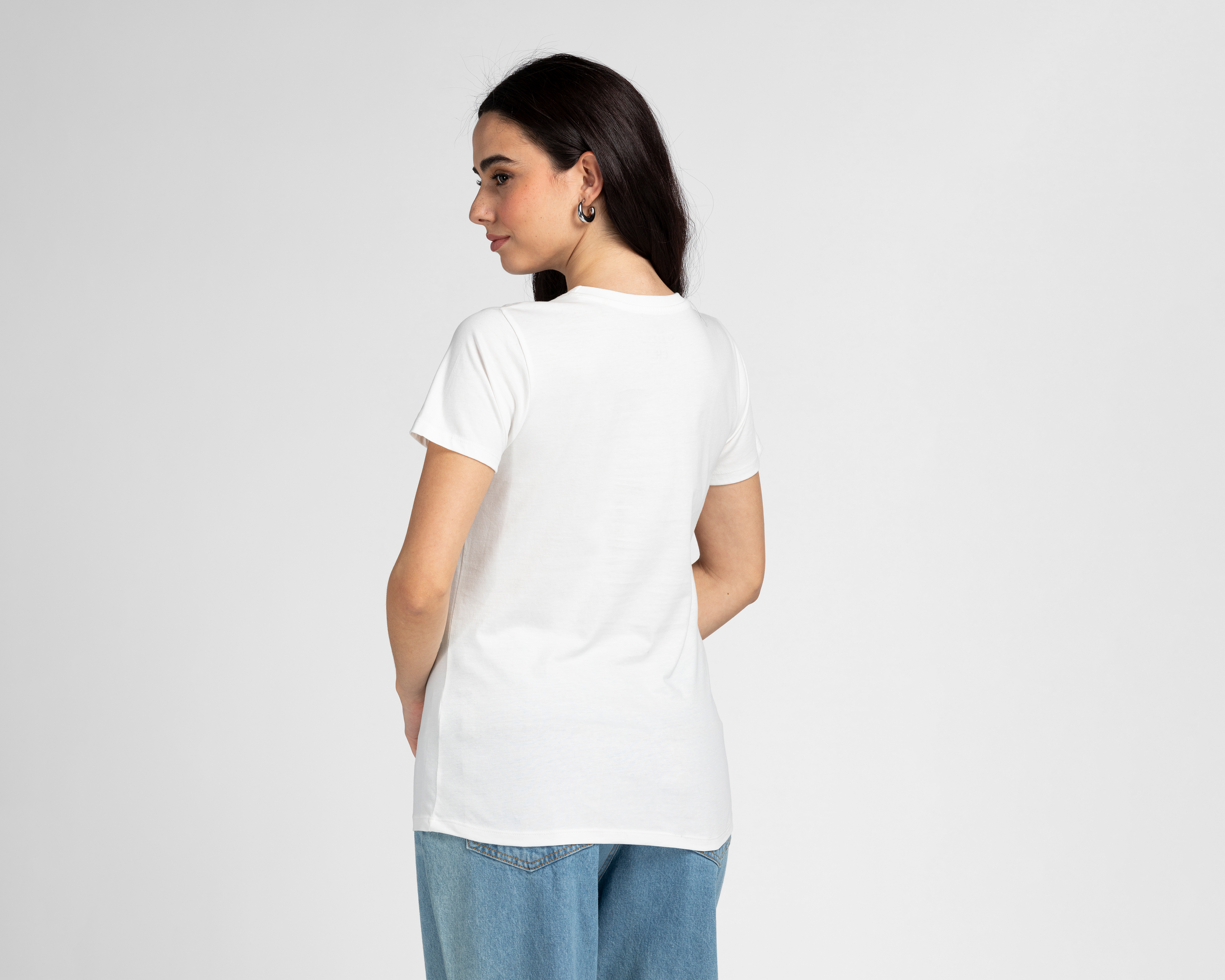 Foto 4 pulgar | Foto 3 | Playera Refill Cuello Redondo para Mujer