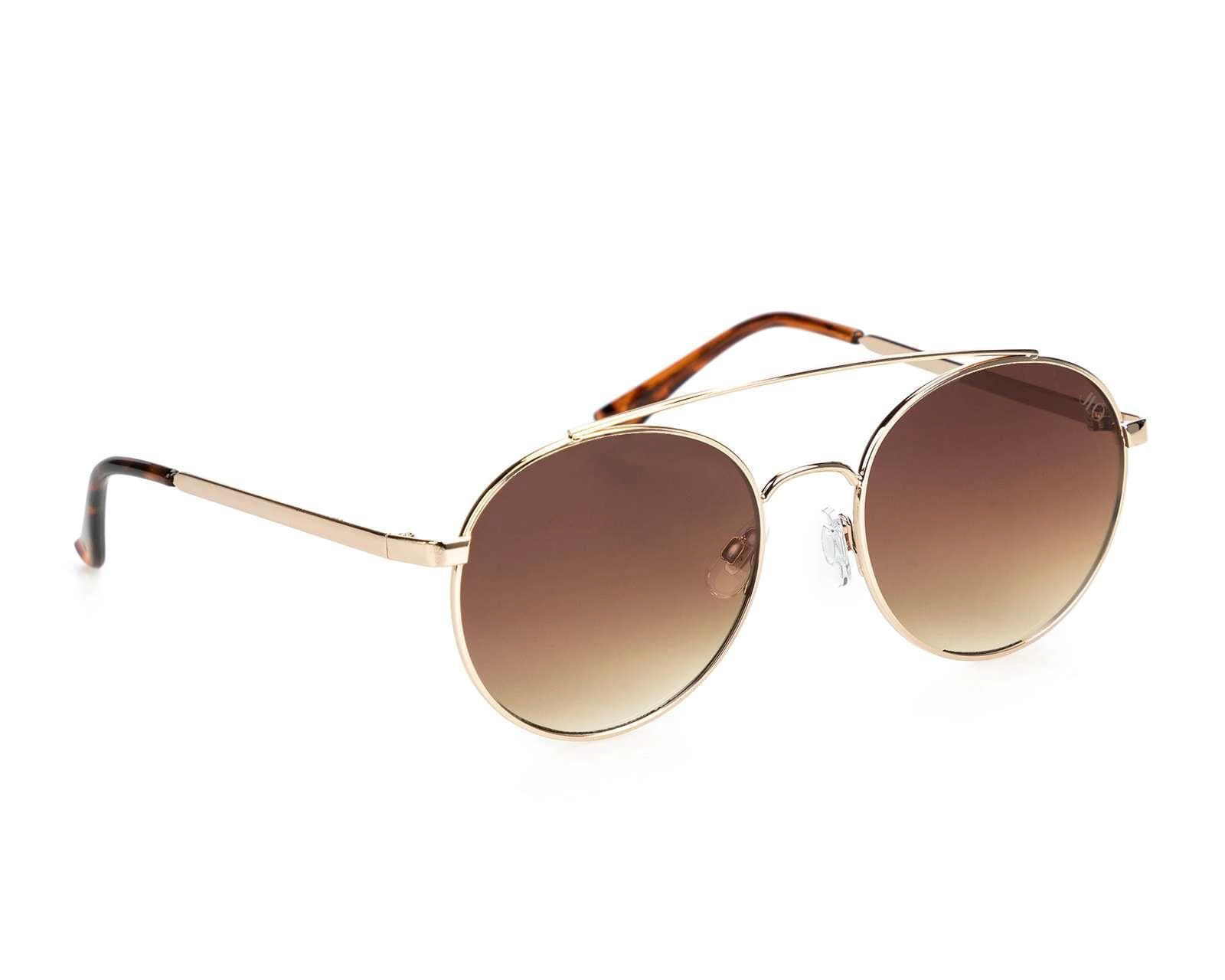 Lentes de Sol Jennifer Lopez Redondos Dorados