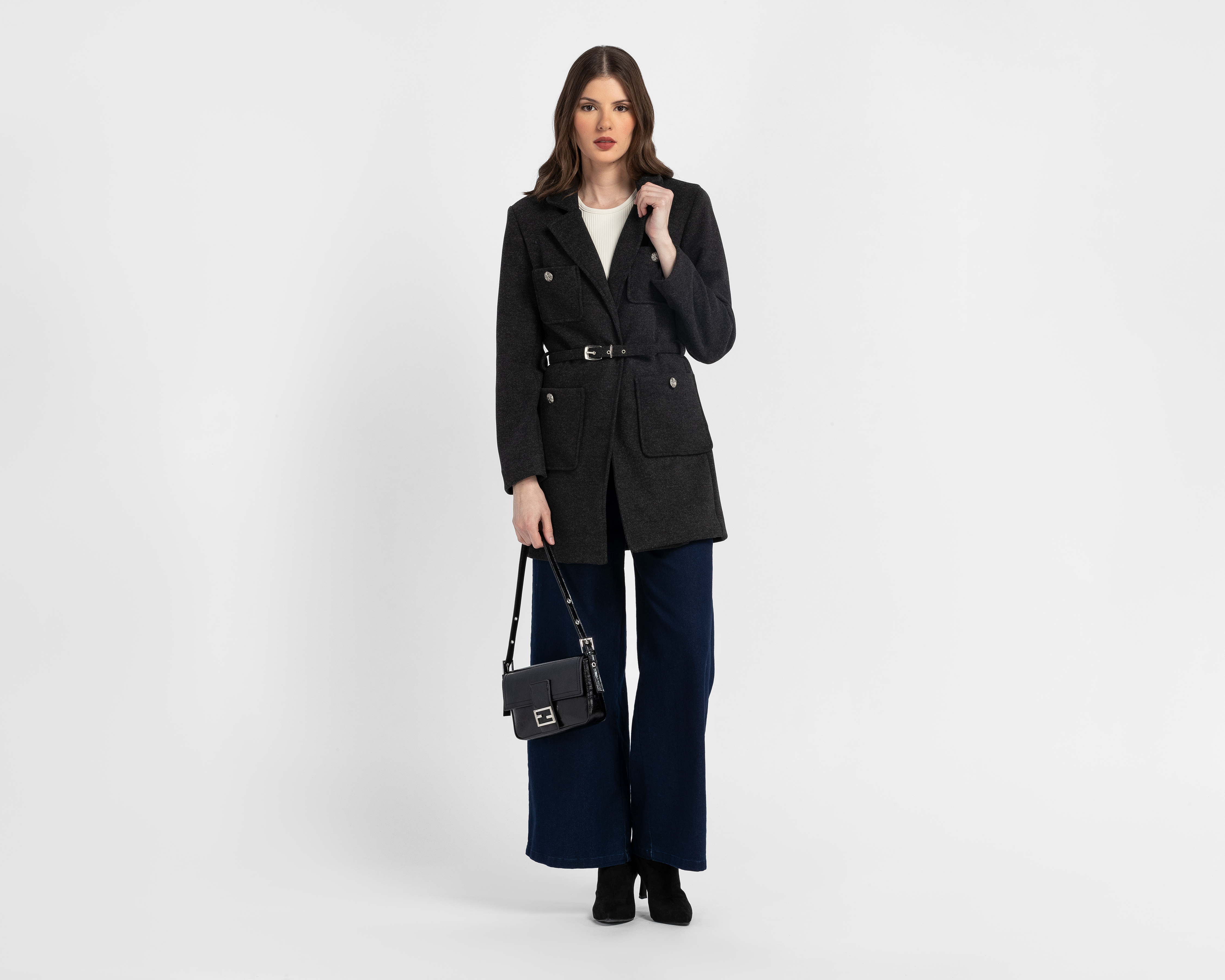 Foto 2 | Foto 2 | Abrigo con Cinturón Alexis para Mujer