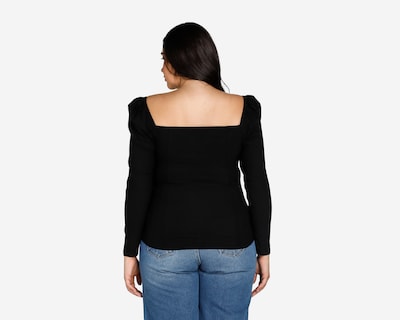 Foto 3 | Foto 3 | Blusa Thinner Manga Larga Negra