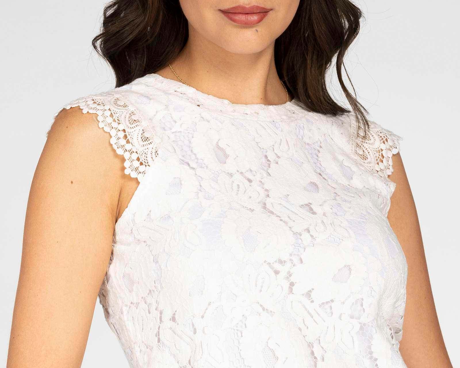 Foto 5 pulgar | Foto 4 | Blusa Sahara sin Mangas con Encaje