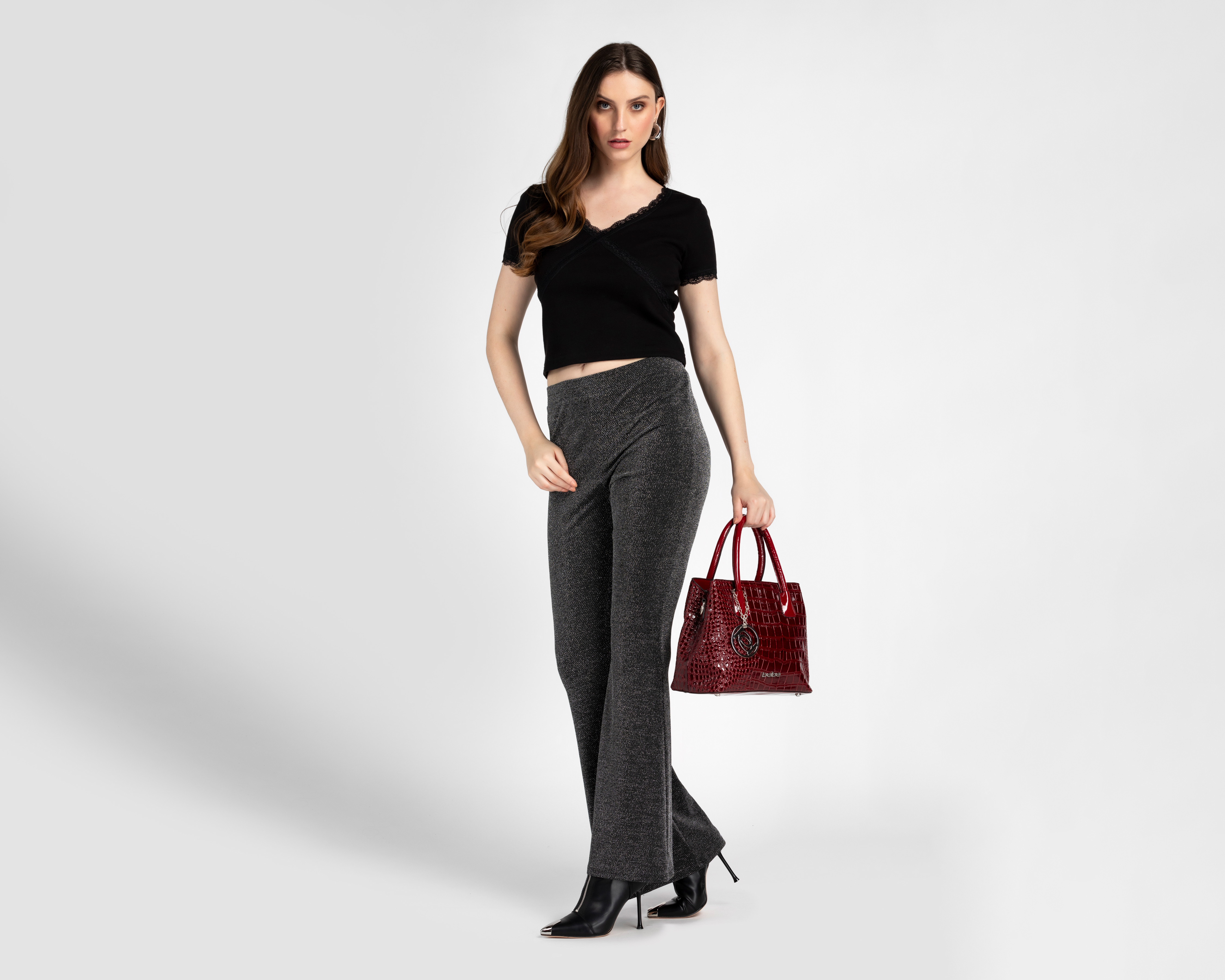 Foto 3 pulgar | Foto 2 | Playera Sahara con Encaje para Mujer