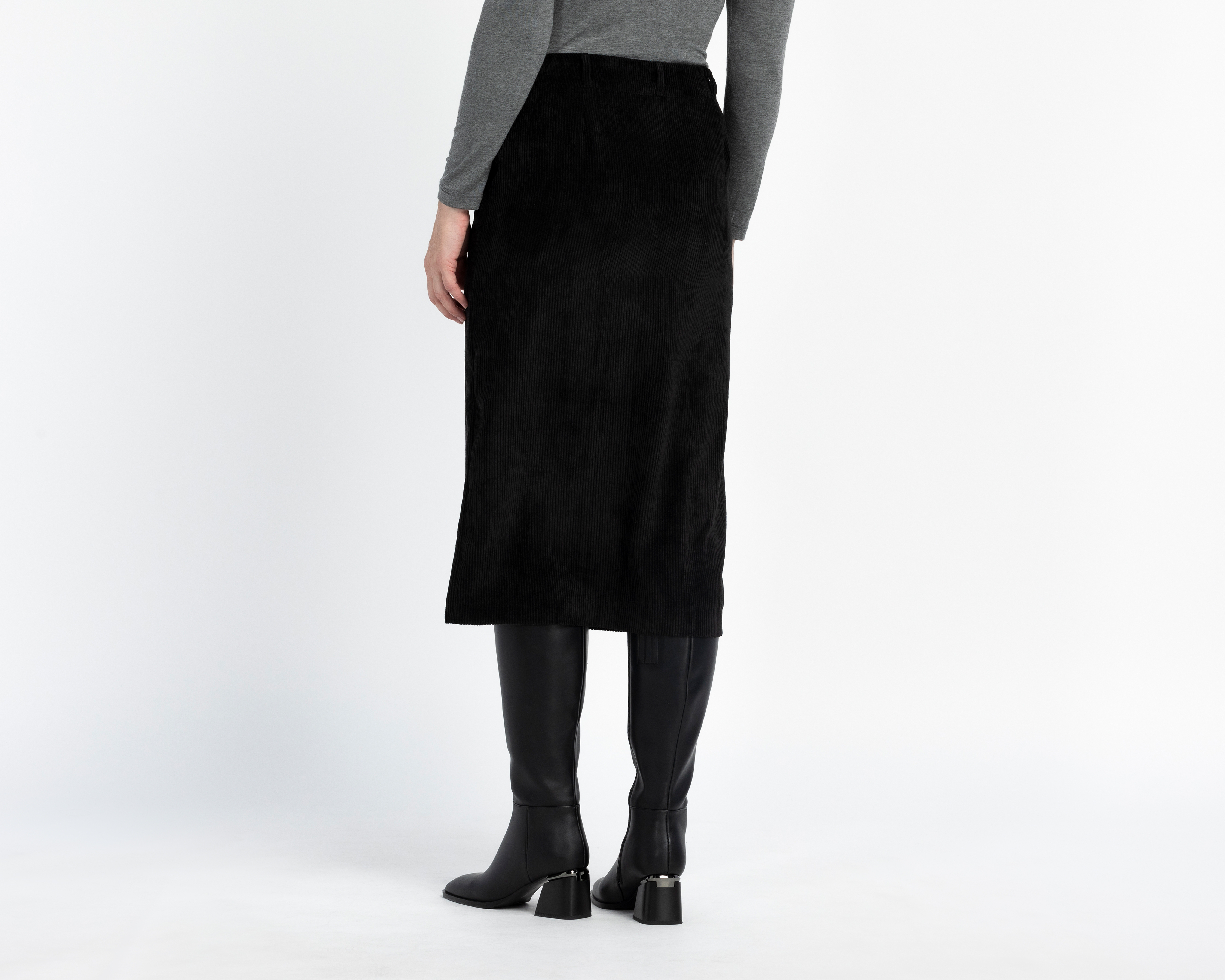 Foto 4 pulgar | Foto 3 | Falda Midi Alexis de Pana para Mujer