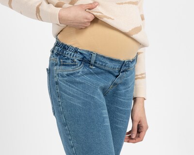 Foto 4 | Foto 4 | Pantalón de Maternidad Azul Mamá Bella