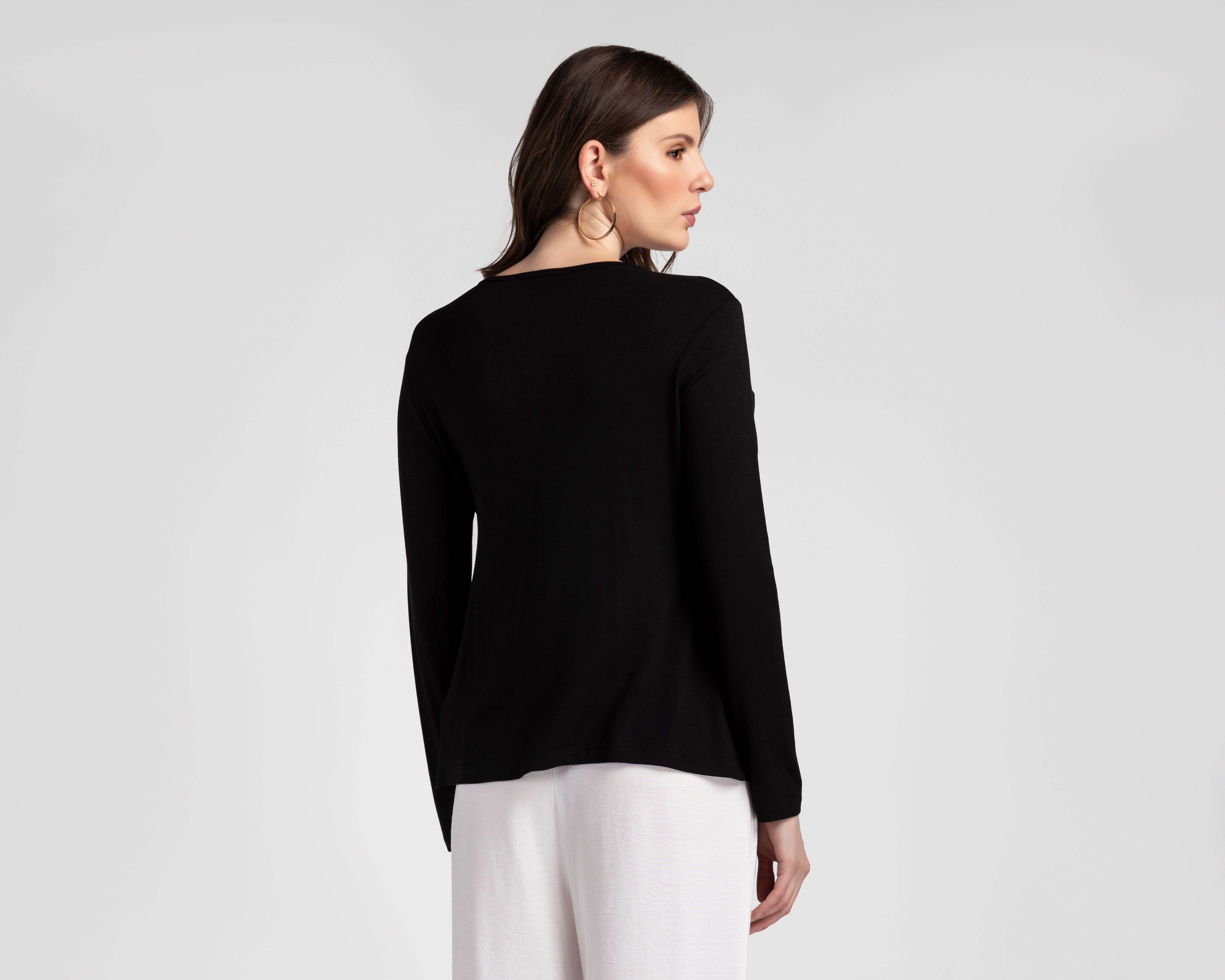 Foto 4 pulgar | Foto 3 | Blusa Manga Larga Sahara para Mujer