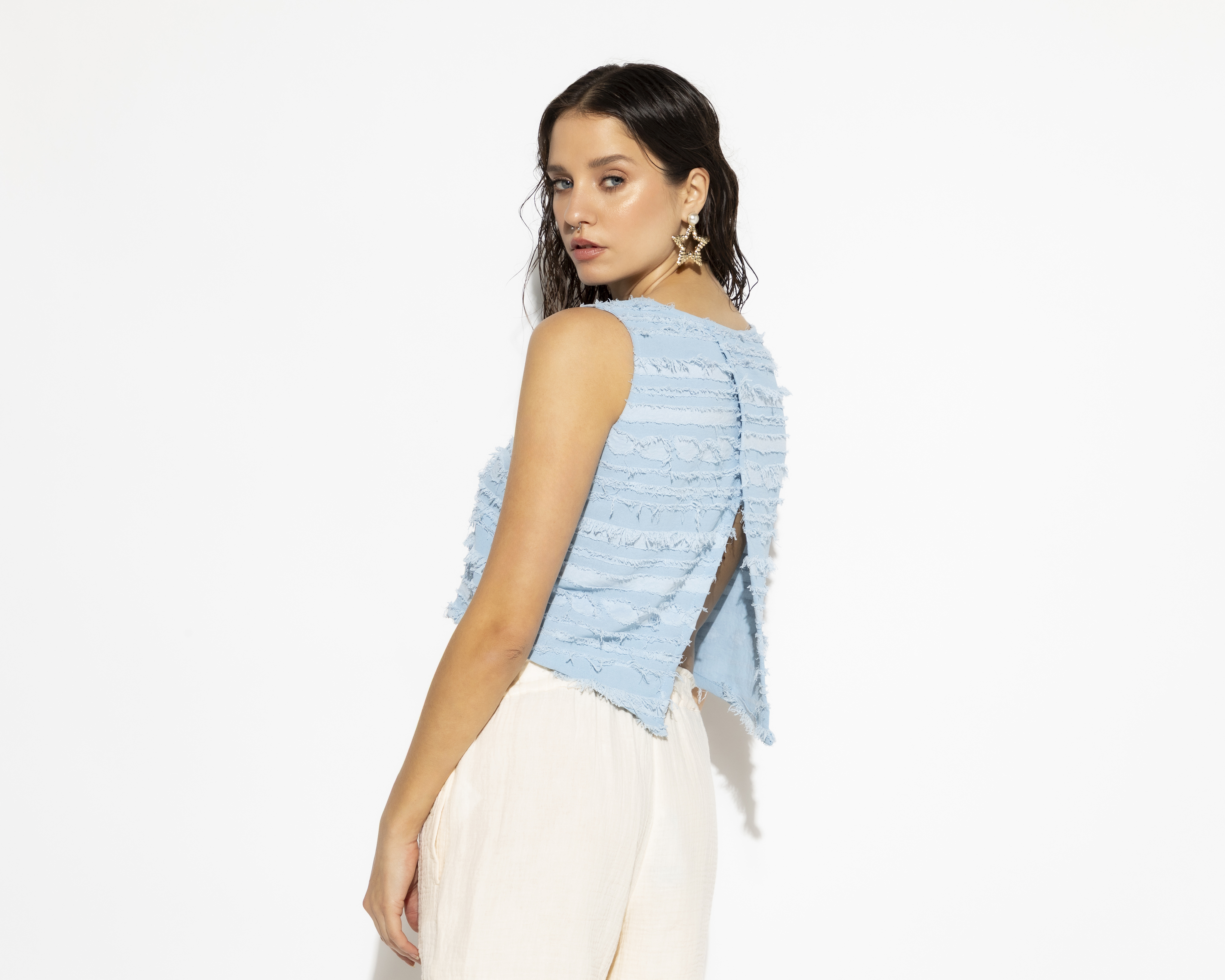 Foto 4 pulgar | Foto 3 | Blusa sin Mangas Strona para Mujer