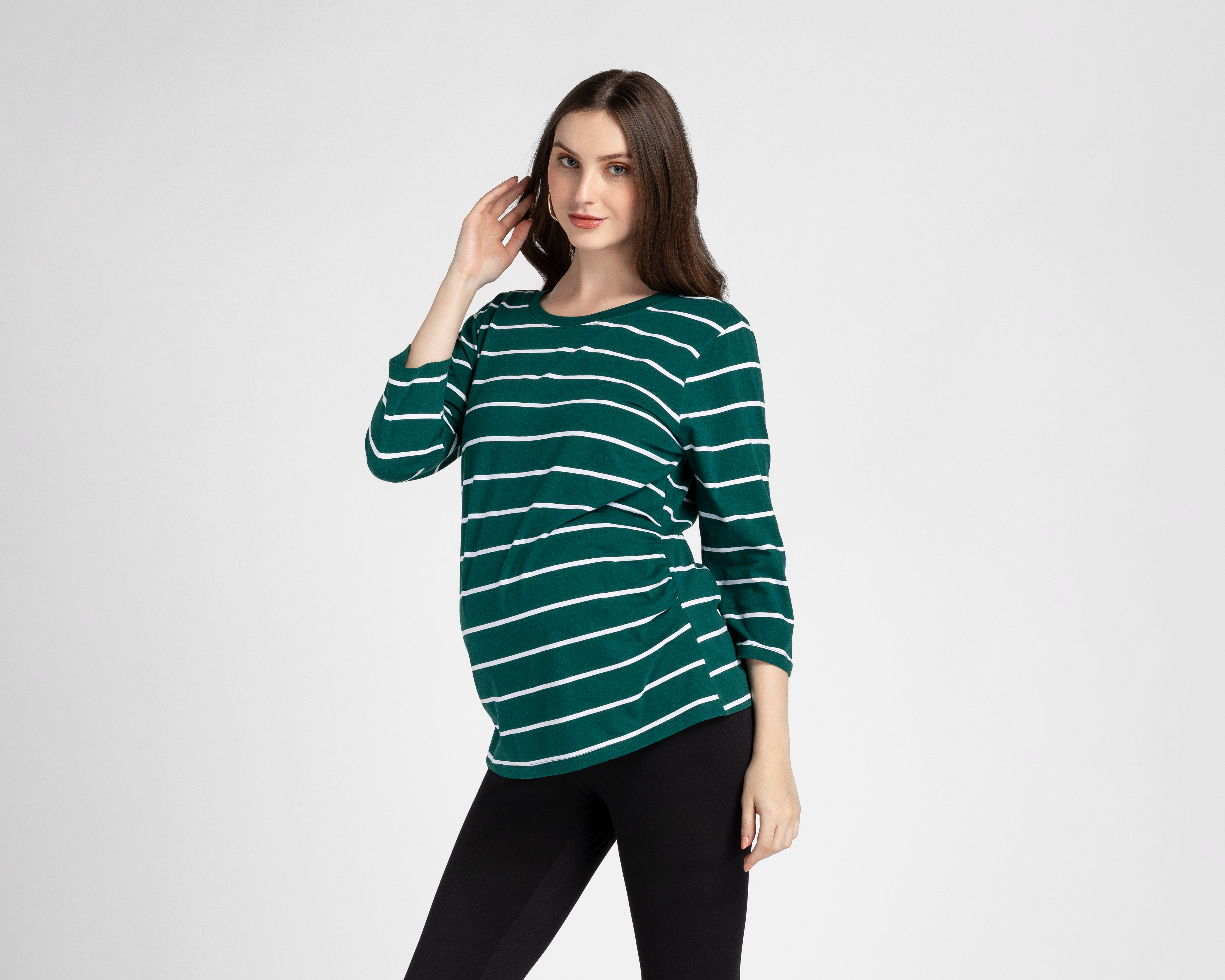 Playera de Maternidad Mamá Bella Manga 3/4