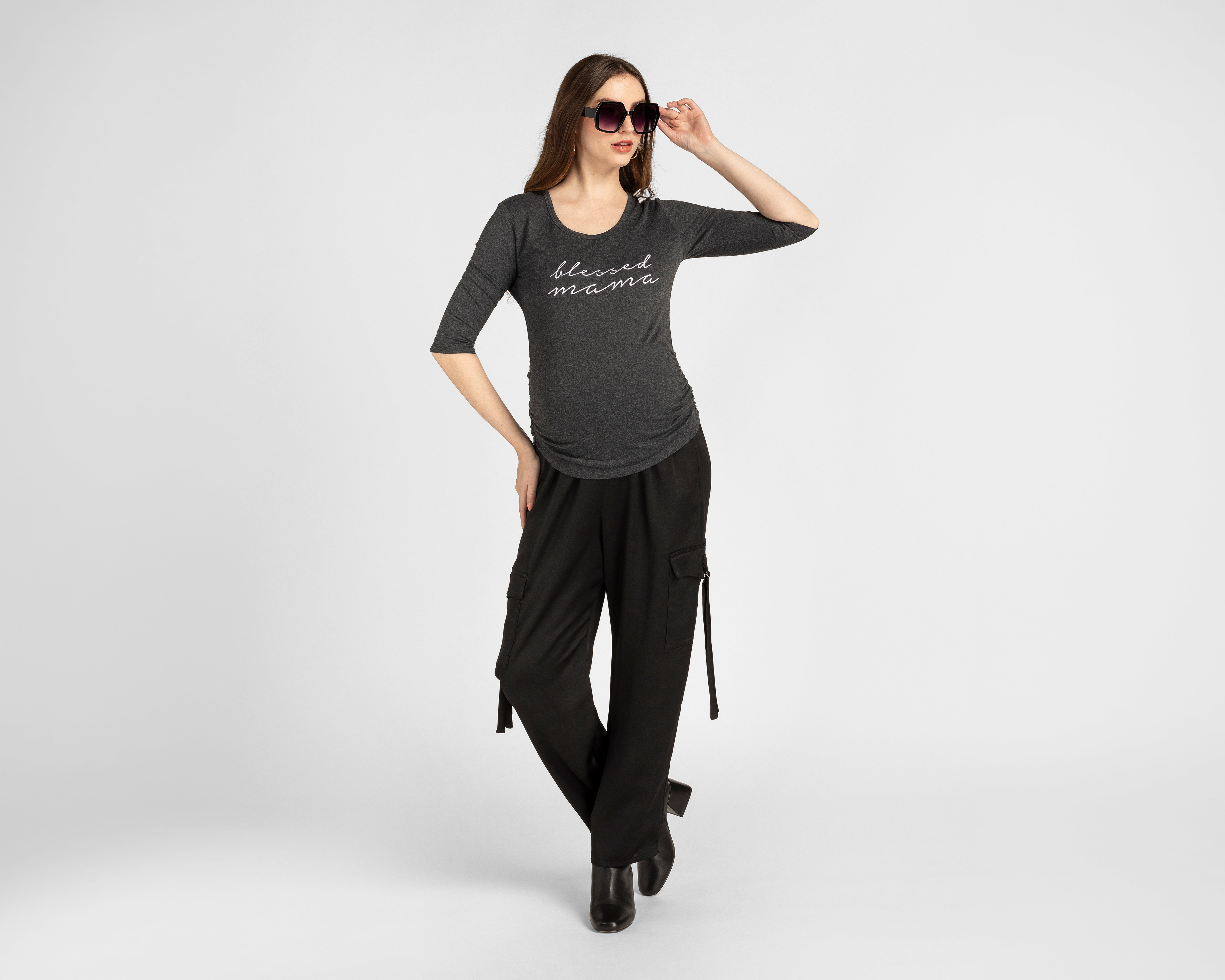 Foto 2 | Foto 2 | Blusa de Maternidad Mamá Bella Cuello Redondo