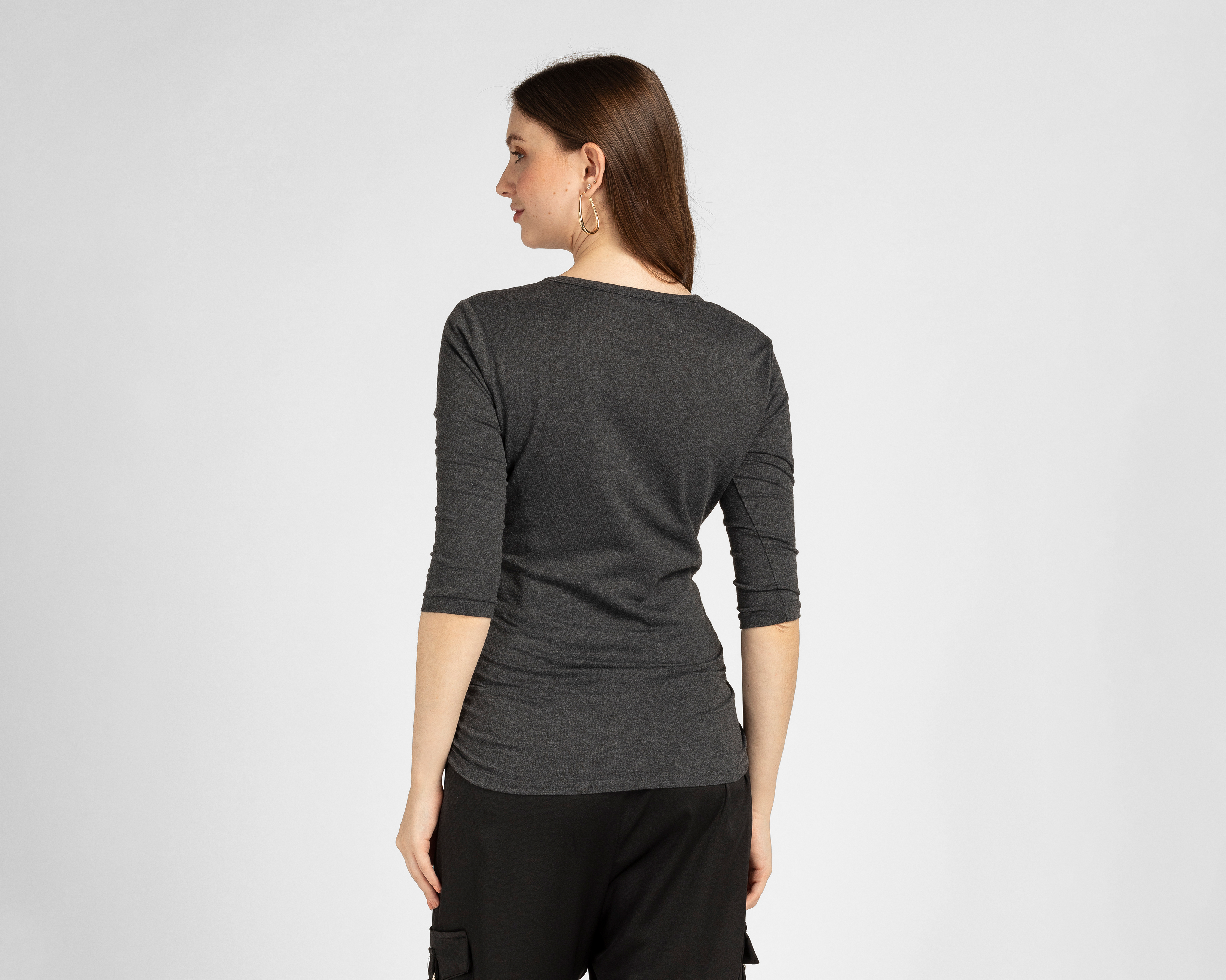 Foto 4 pulgar | Foto 3 | Blusa de Maternidad Mamá Bella Cuello Redondo