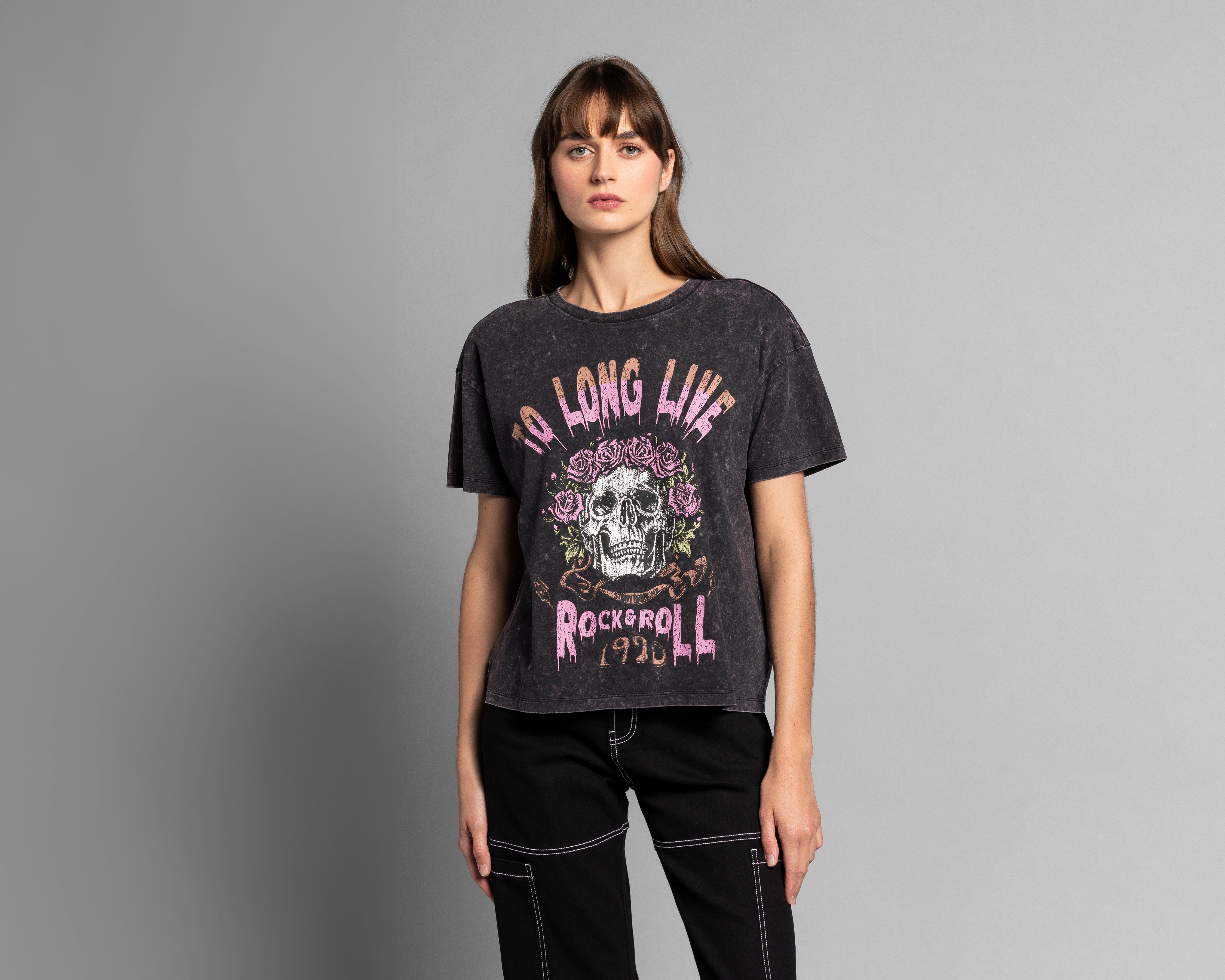 Foto 1 | Foto 1 | Playera Thinner Estampada para Mujer