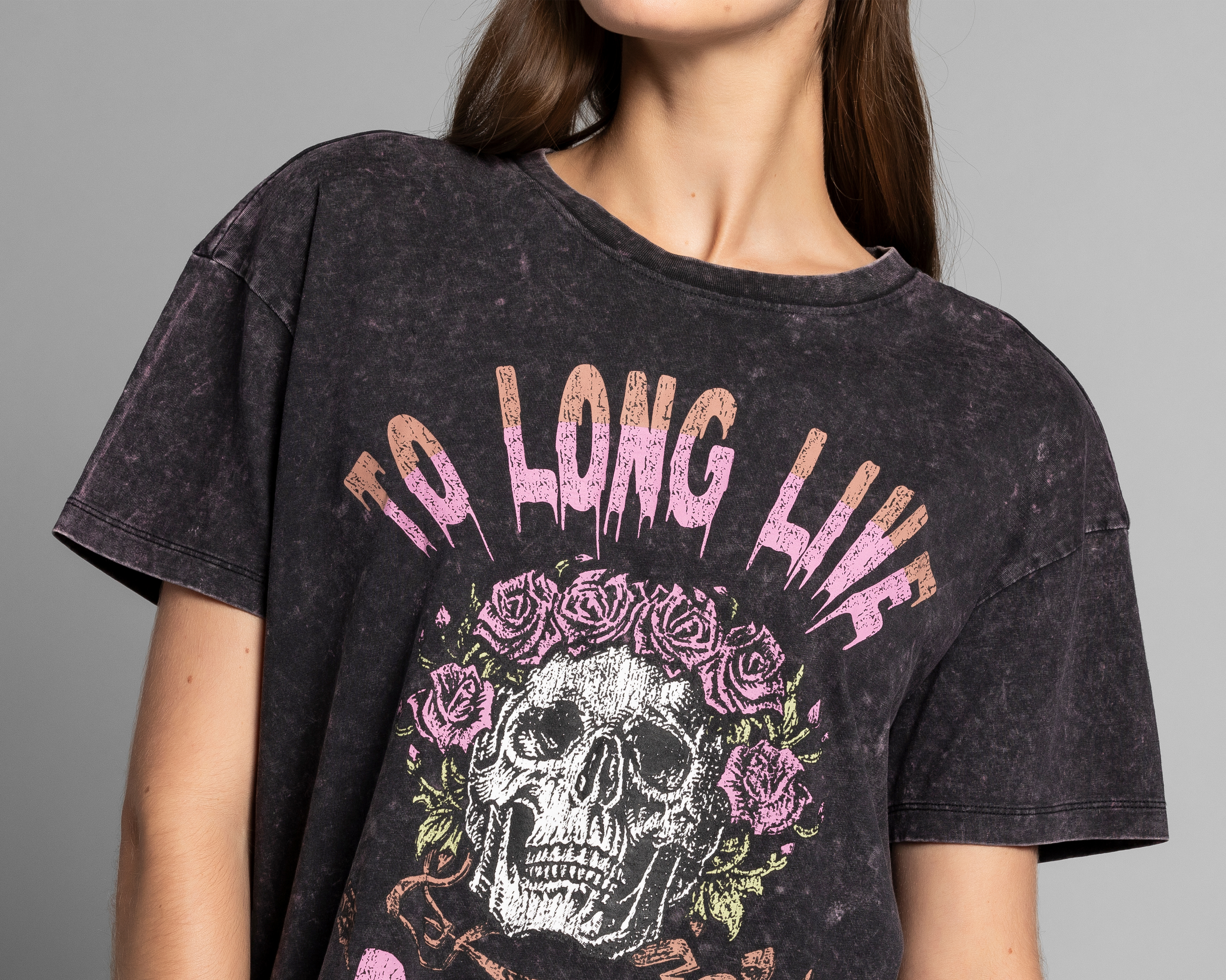 Foto 5 pulgar | Foto 4 | Playera Thinner Estampada para Mujer