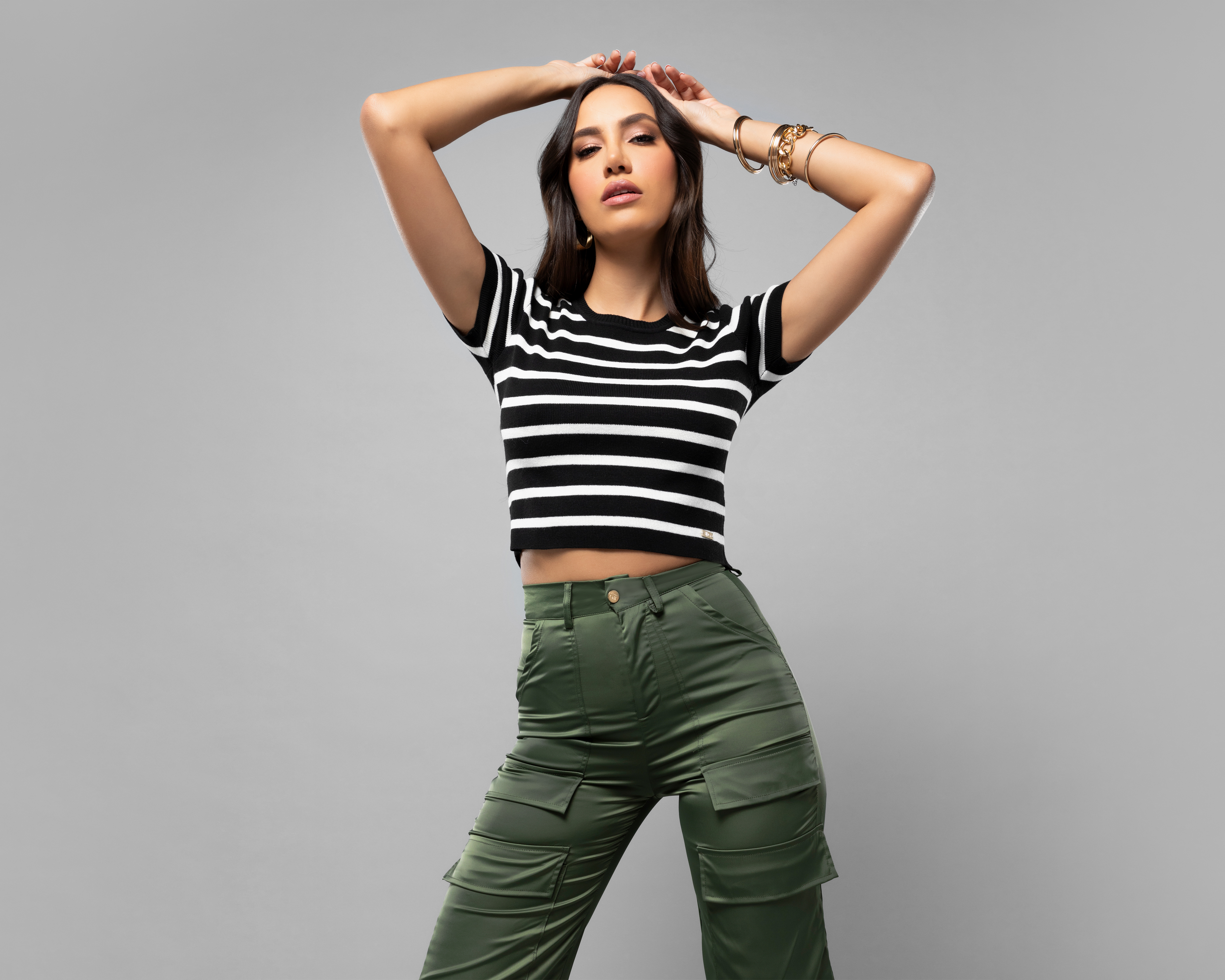 Playera Jennifer Lopez de Rayas para Mujer