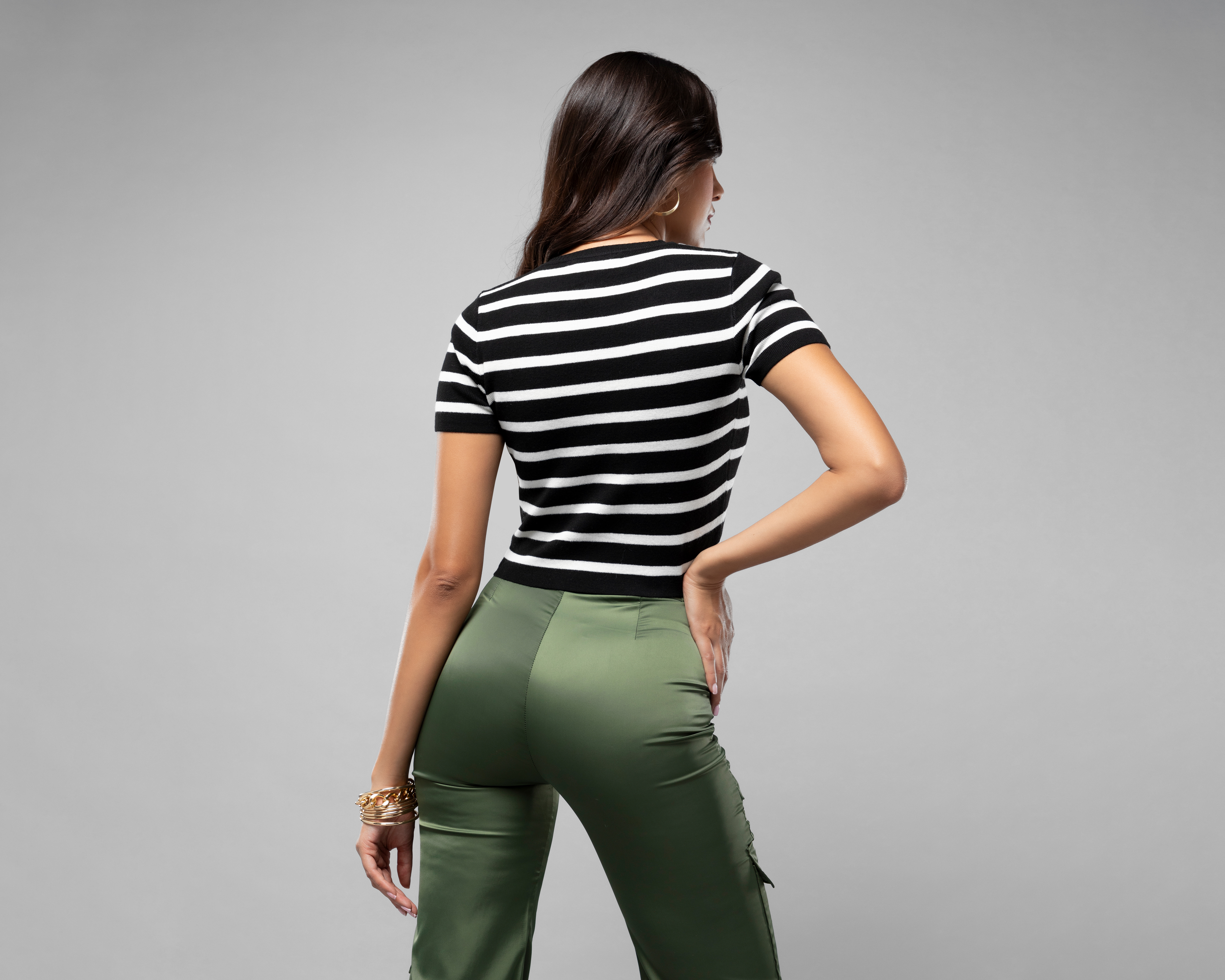 Foto 3 | Foto 3 | Playera Jennifer Lopez de Rayas para Mujer