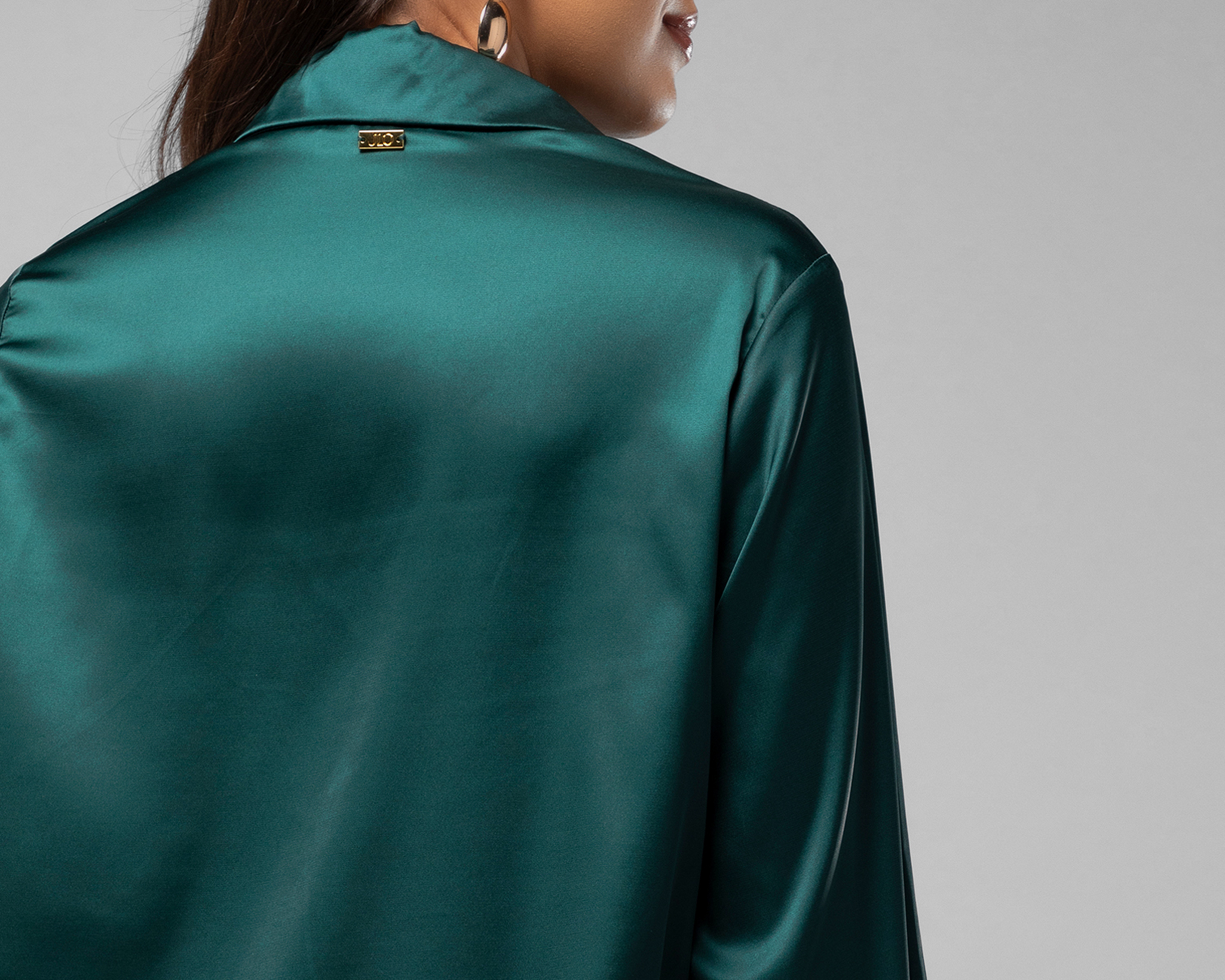 Foto 5 | Foto 5 | Camisa Jennifer Lopez Satinada para Mujer