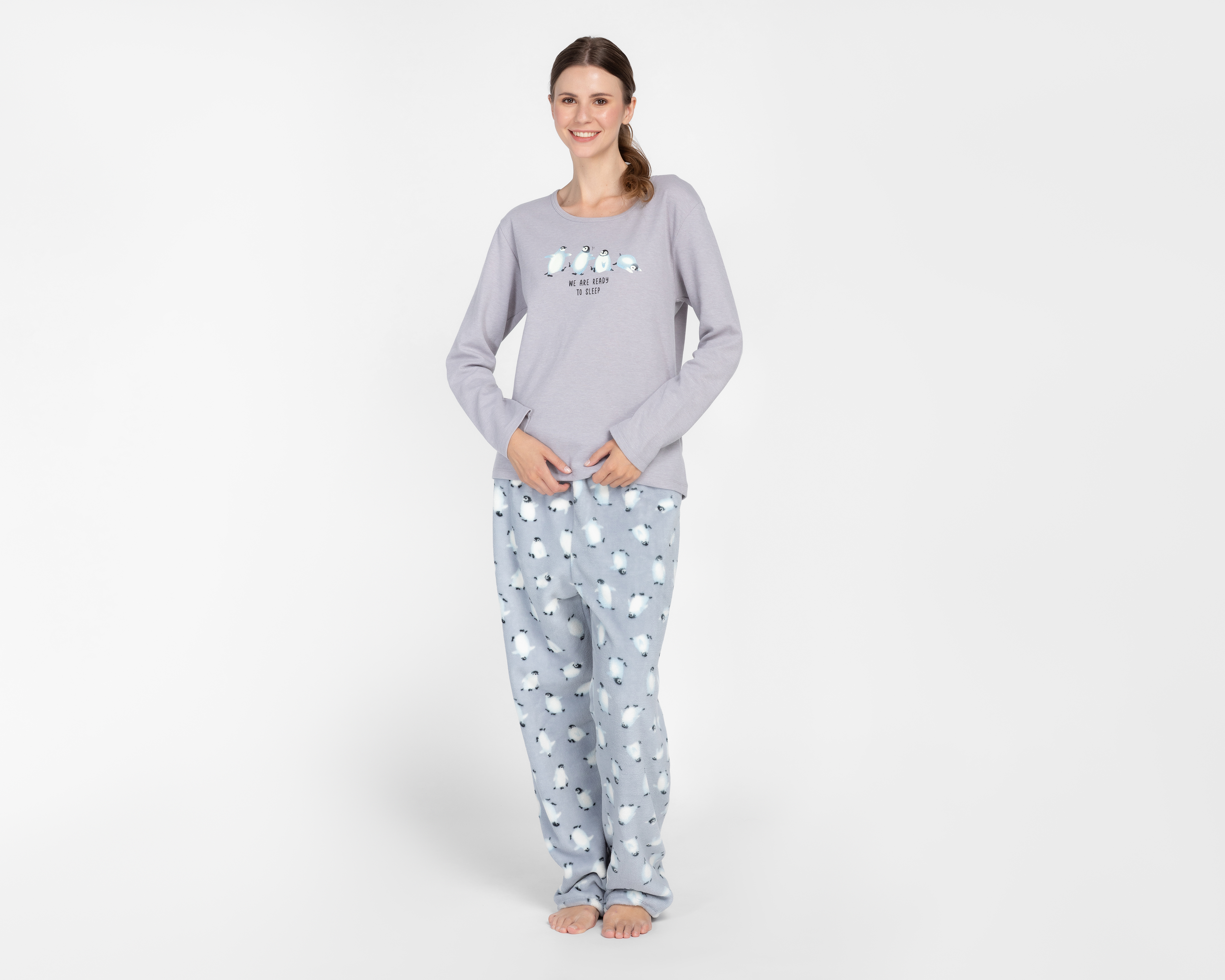 Foto 2 pulgar | Foto 1 | Pijama Tops & Bottoms para Mujer 2 Piezas