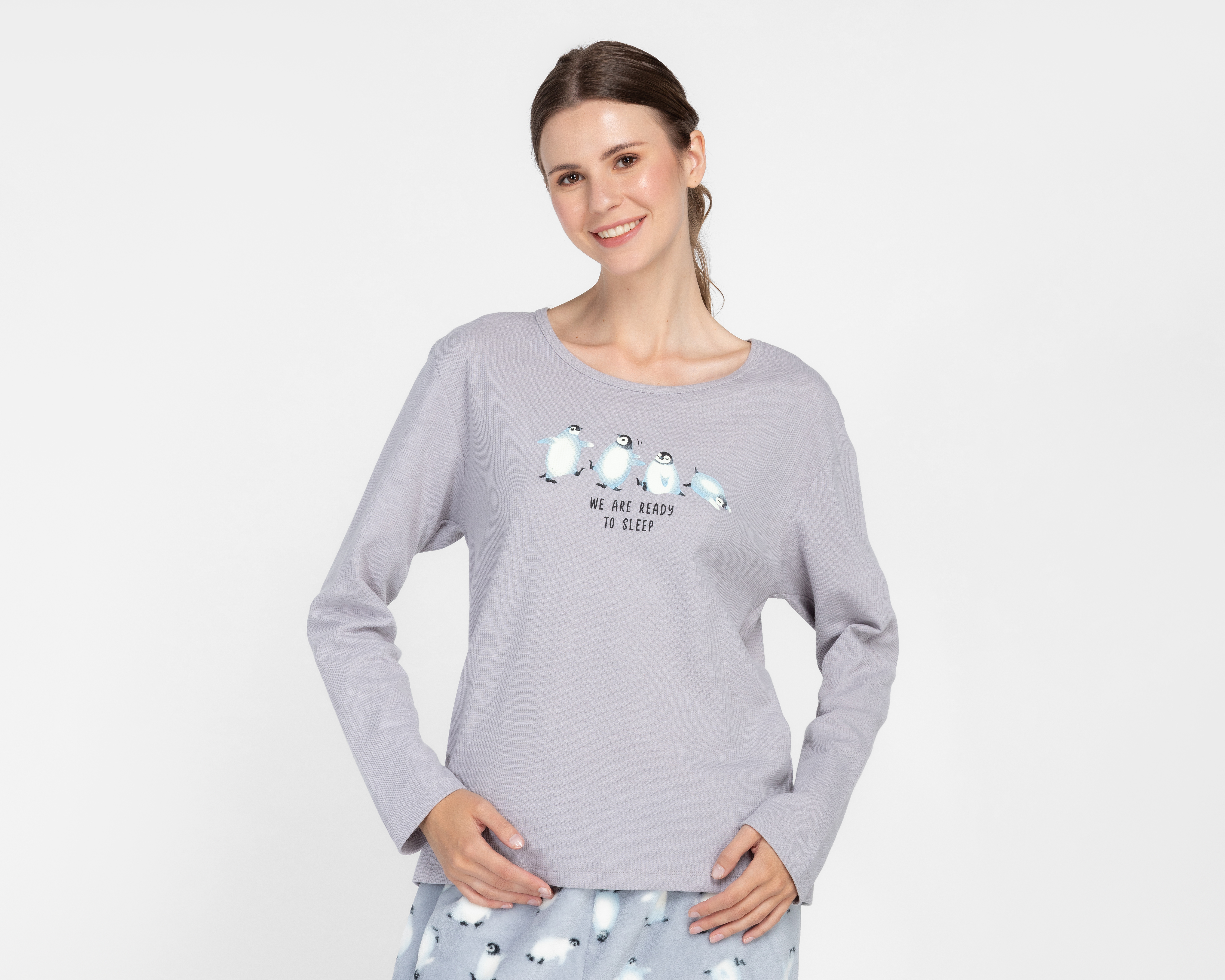 Foto 4 pulgar | Foto 3 | Pijama Tops & Bottoms para Mujer 2 Piezas