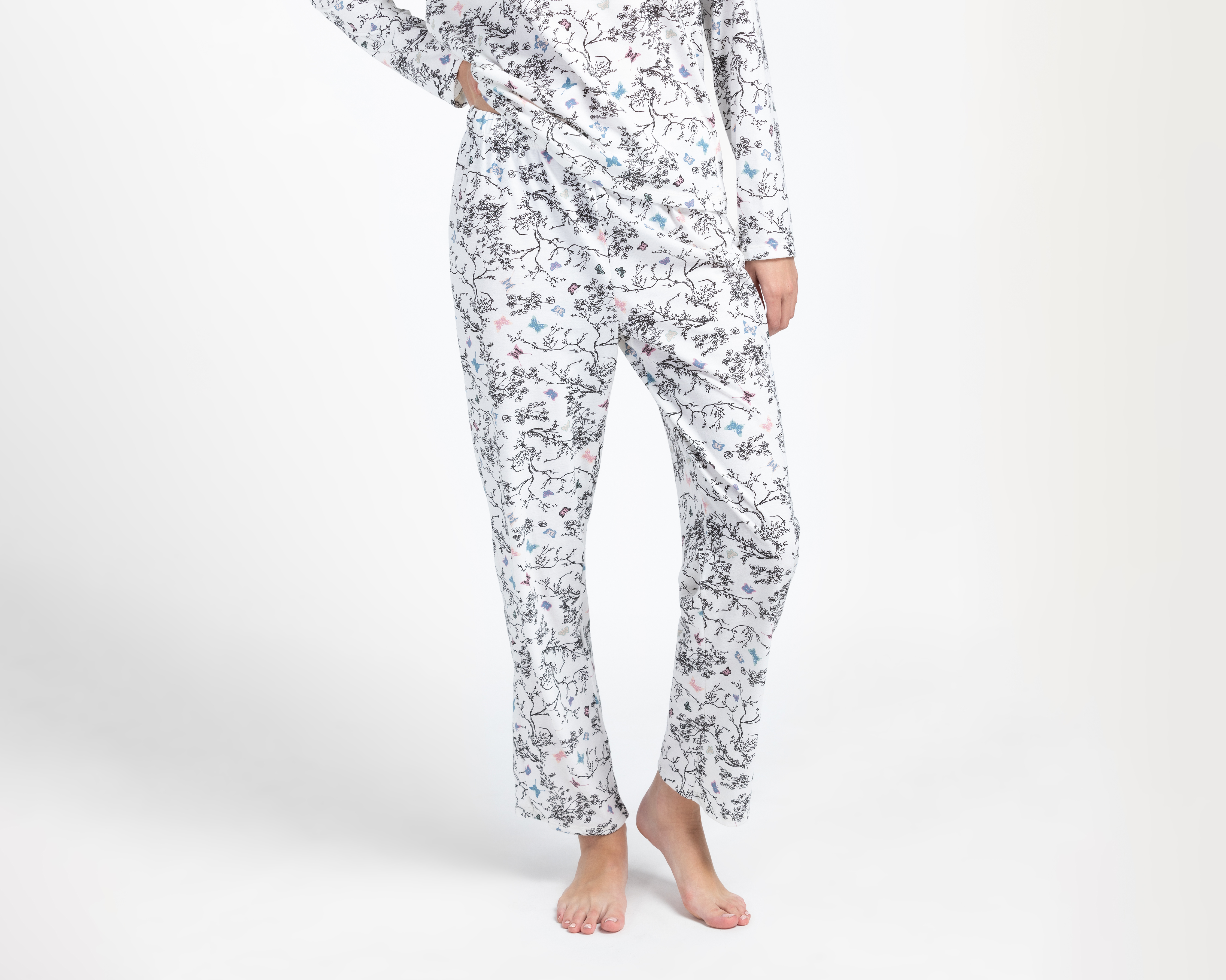 Foto 4 | Foto 4 | Pijama Tops & Bottoms para Mujer 2 Piezas