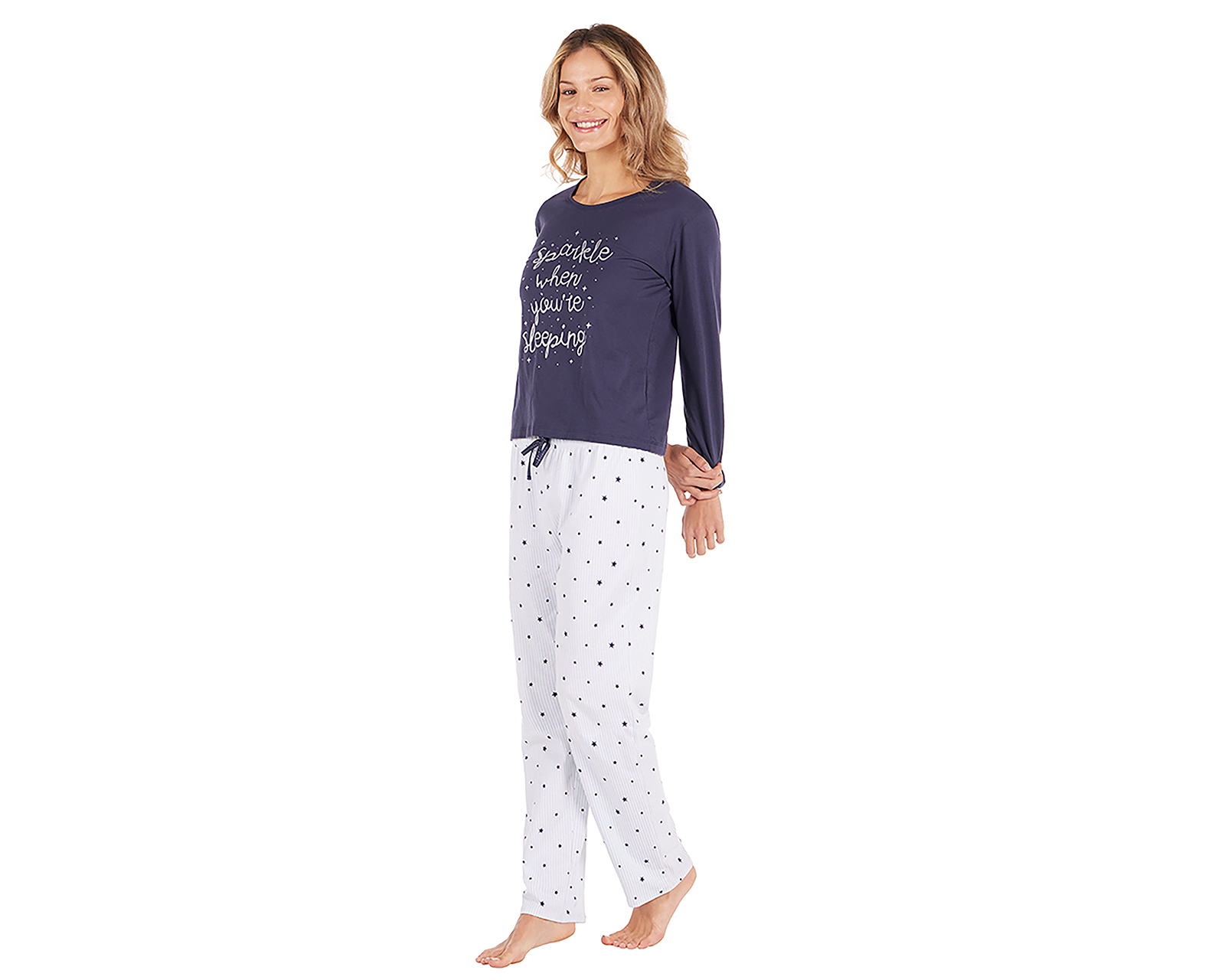 Foto 5 pulgar | Foto 4 | Pijama Tops & Bottoms para Mujer 2 Piezas