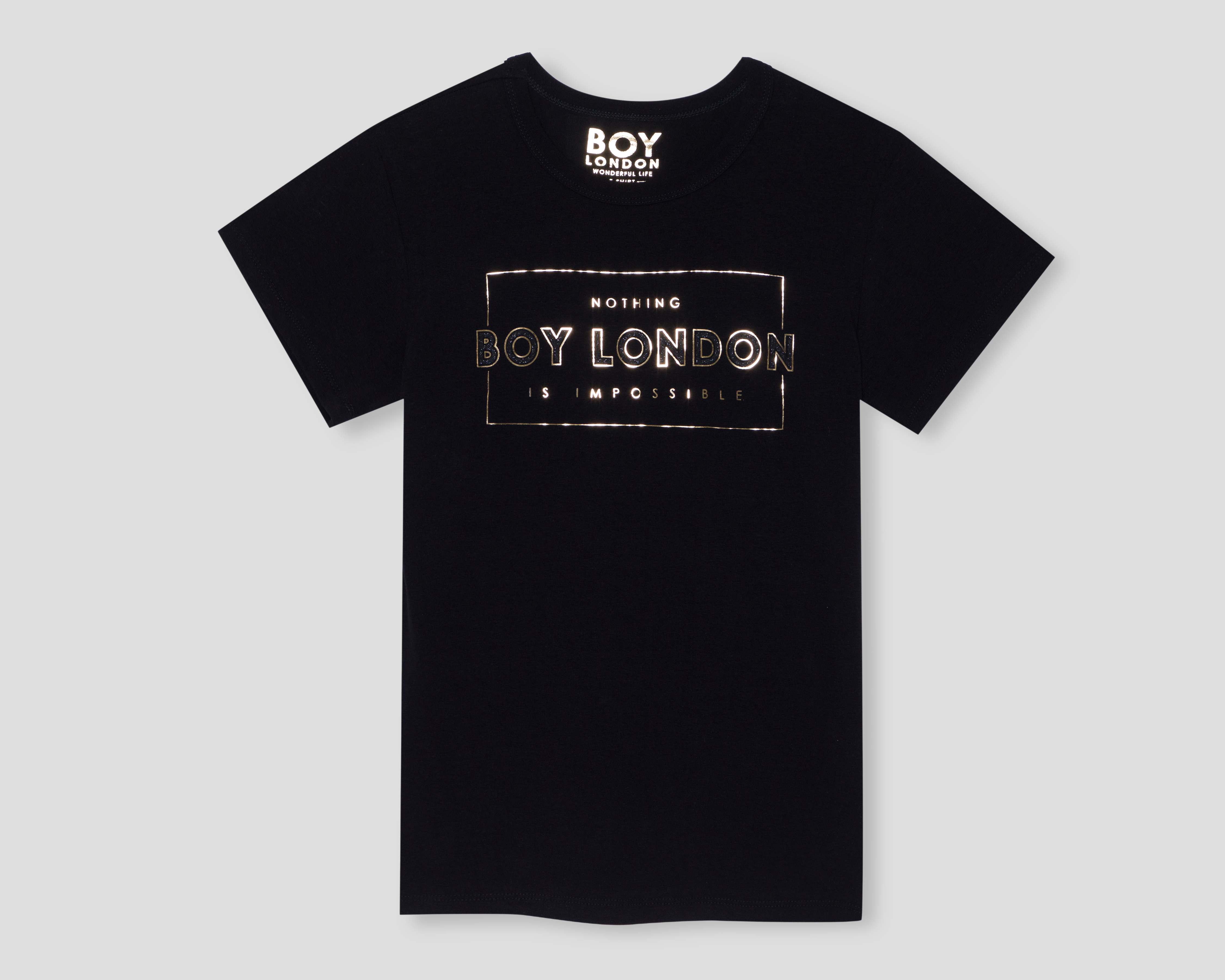 Foto 2 pulgar | Foto 1 | Playera Manga Corta Boy London para Mujer