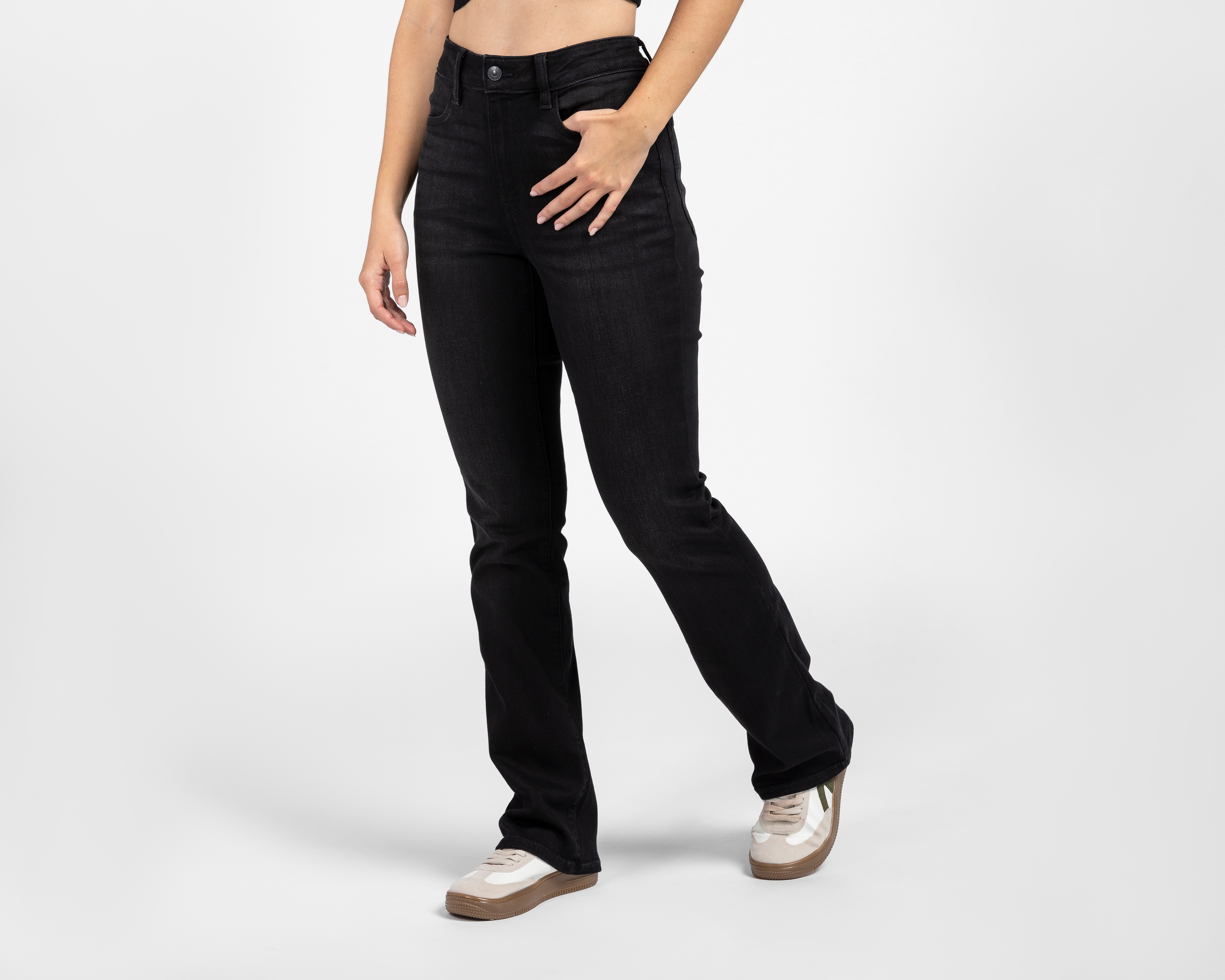 Foto 2 pulgar | Foto 1 | Jeans Kick Boot American Eagle para Mujer