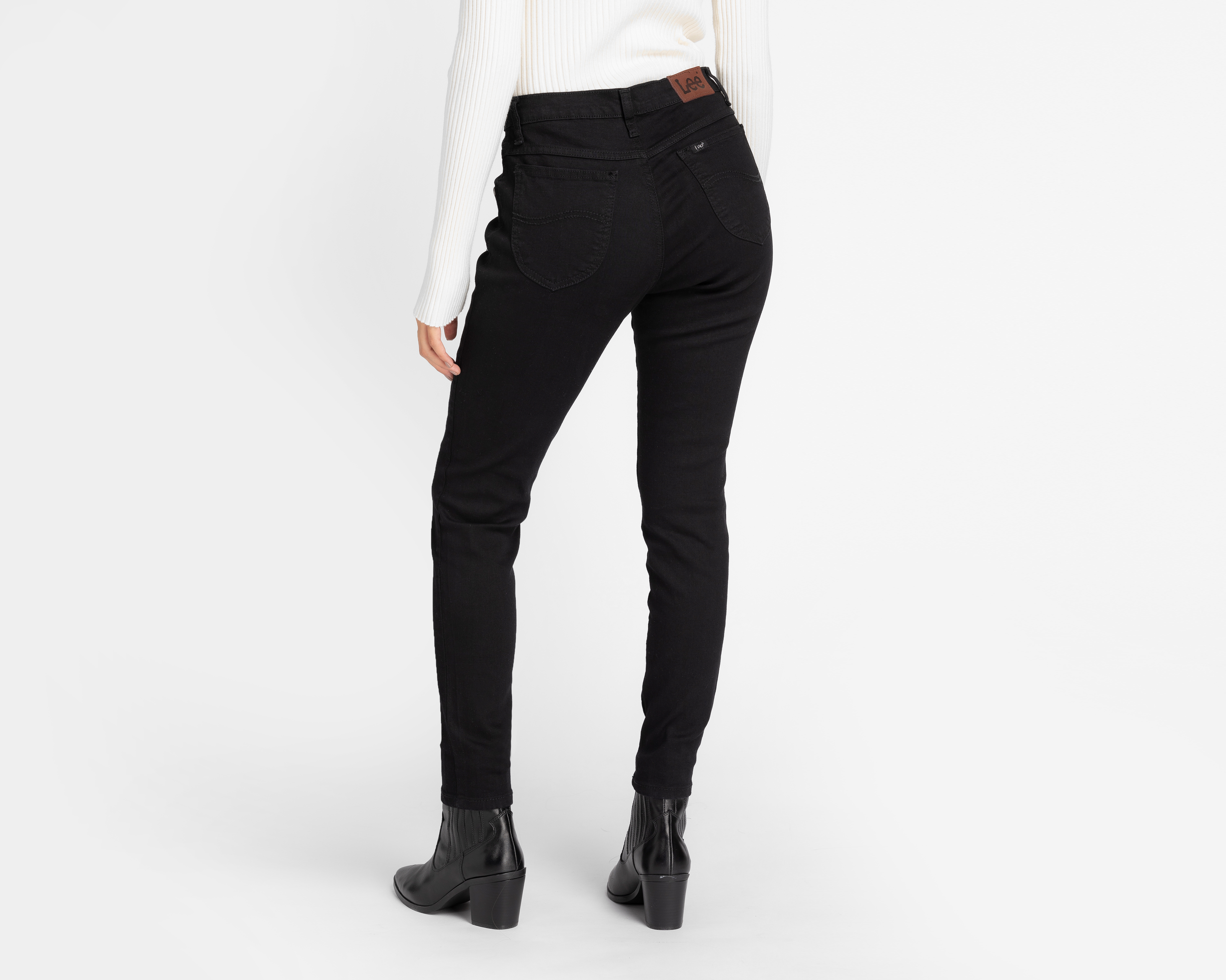 Foto 4 pulgar | Foto 3 | Jeans Skinny Lee para Mujer
