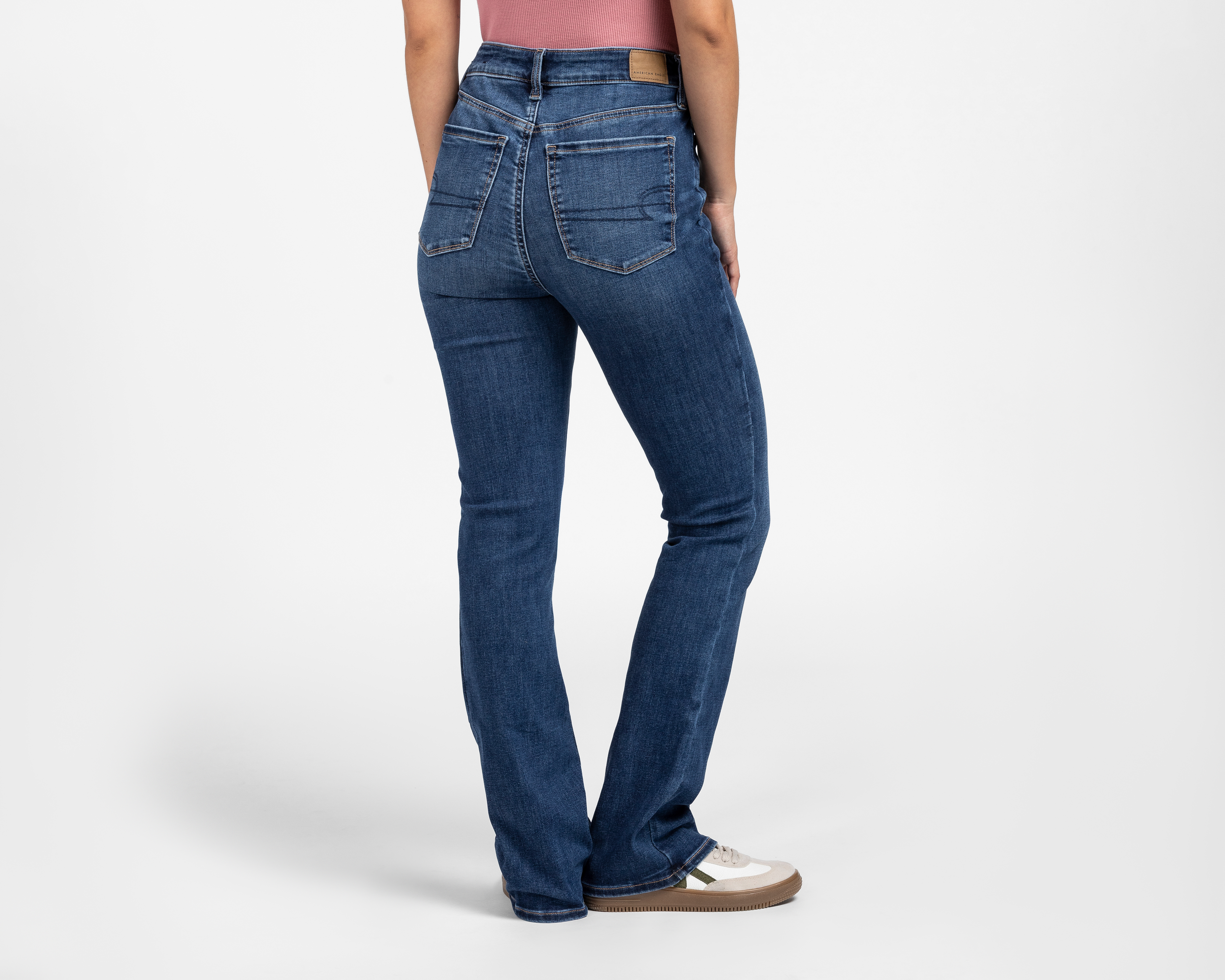 Foto 4 pulgar | Foto 3 | Jeans Skinny Kick American Eagle High Rise para Mujer