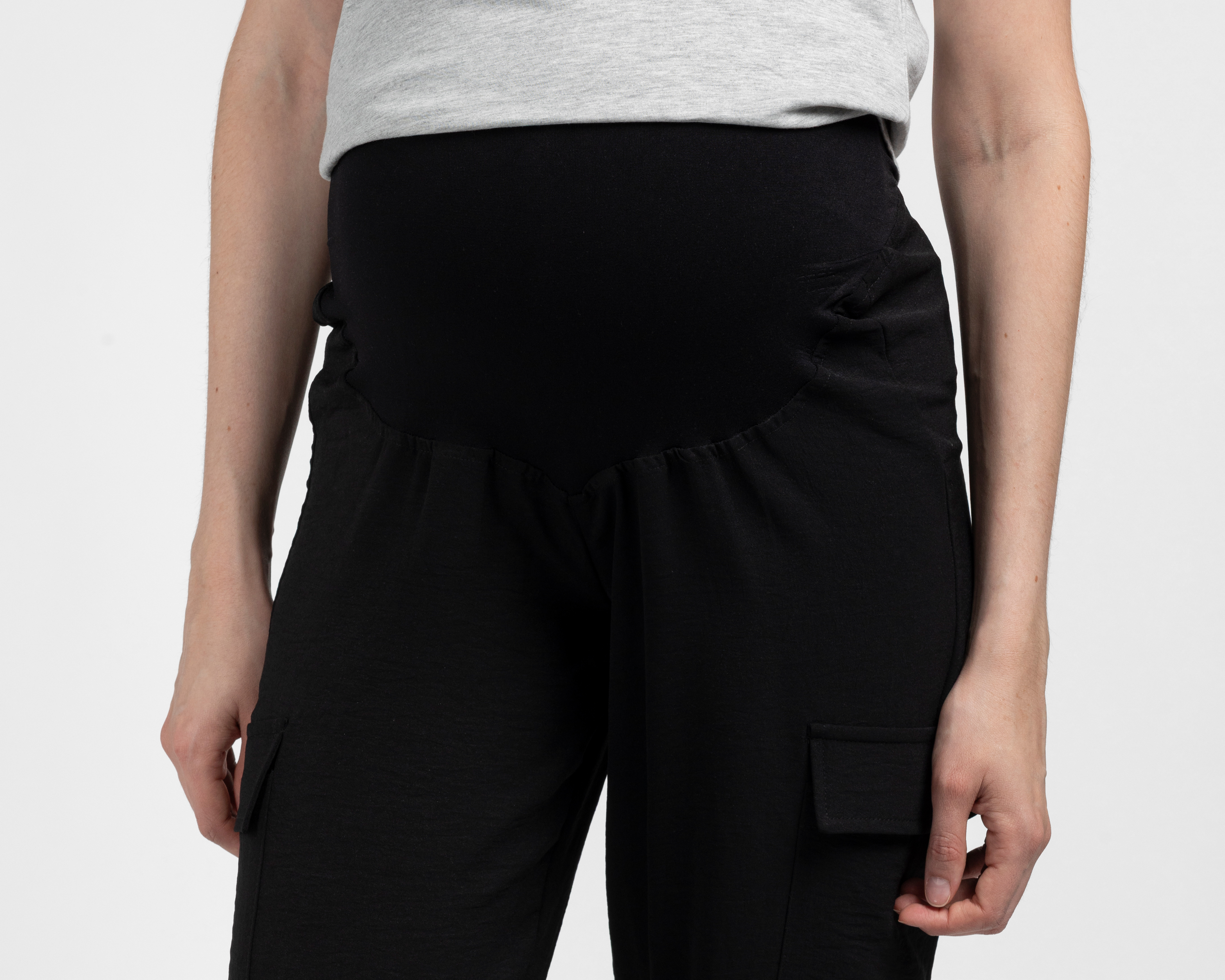 Foto 4 | Foto 4 | Pantalón de Maternidad Negro Mamá Bella