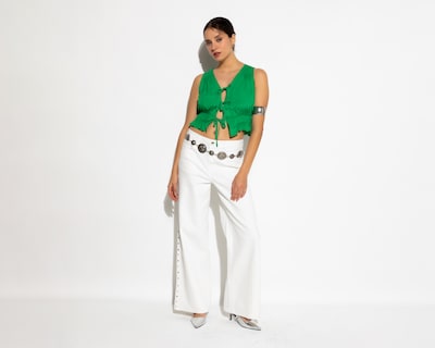 Foto 1 | Foto 1 | Blusa sin Manga Amarres Mini Peplum Strona para Mujer