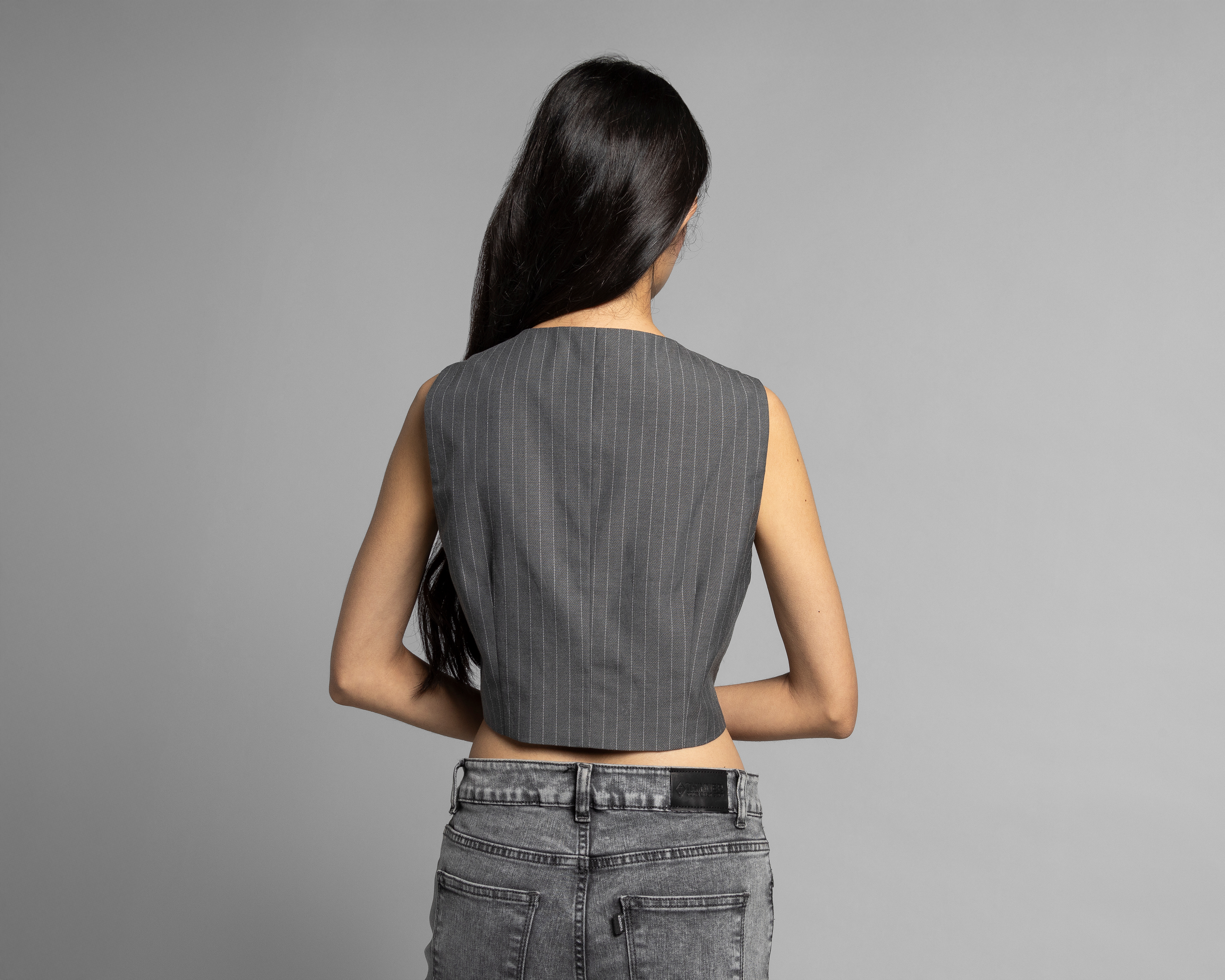 Foto 3 | Foto 3 | Chaleco a Rayas Thinner para Mujer