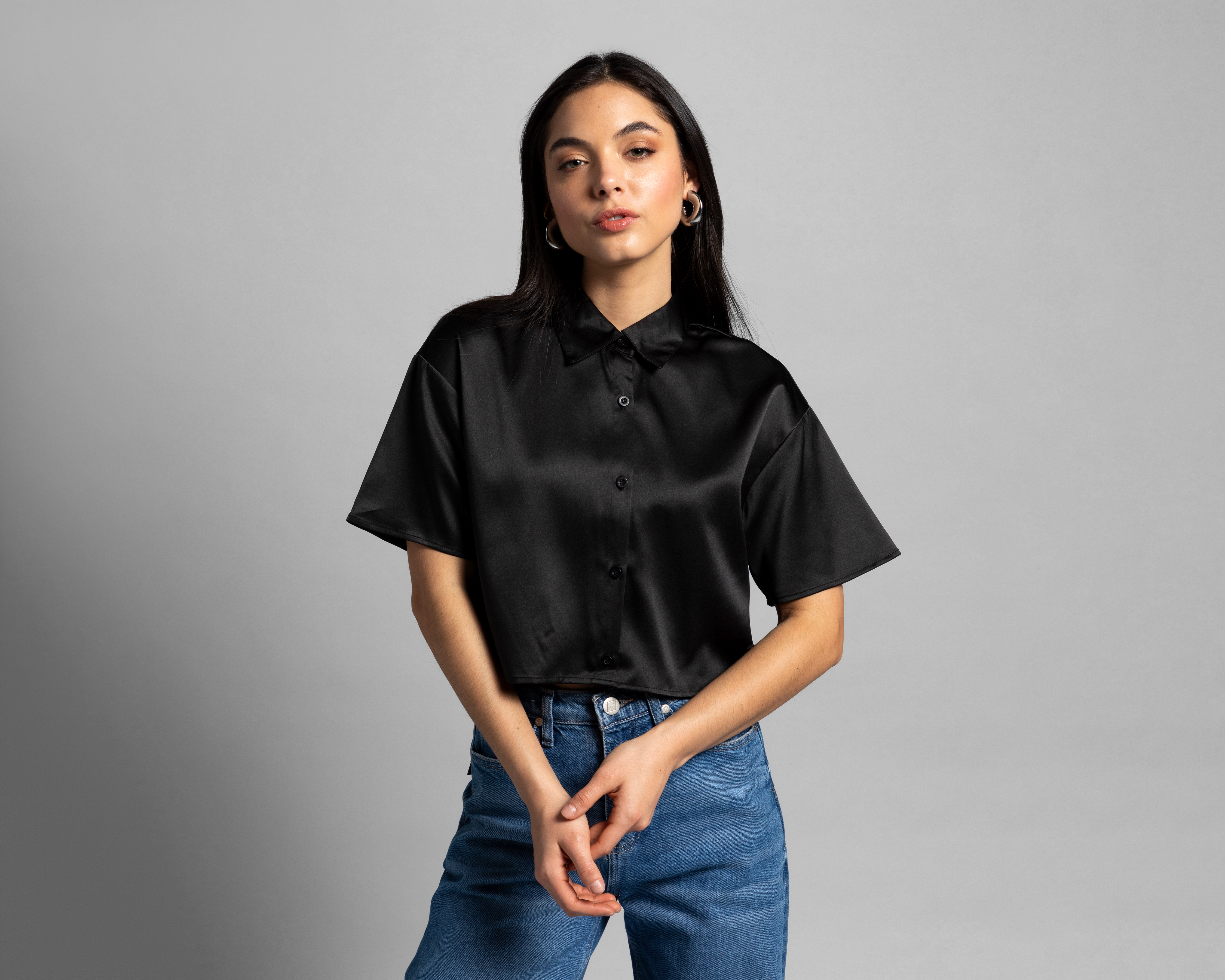 Blusa Thinner tipo Crop para Mujer