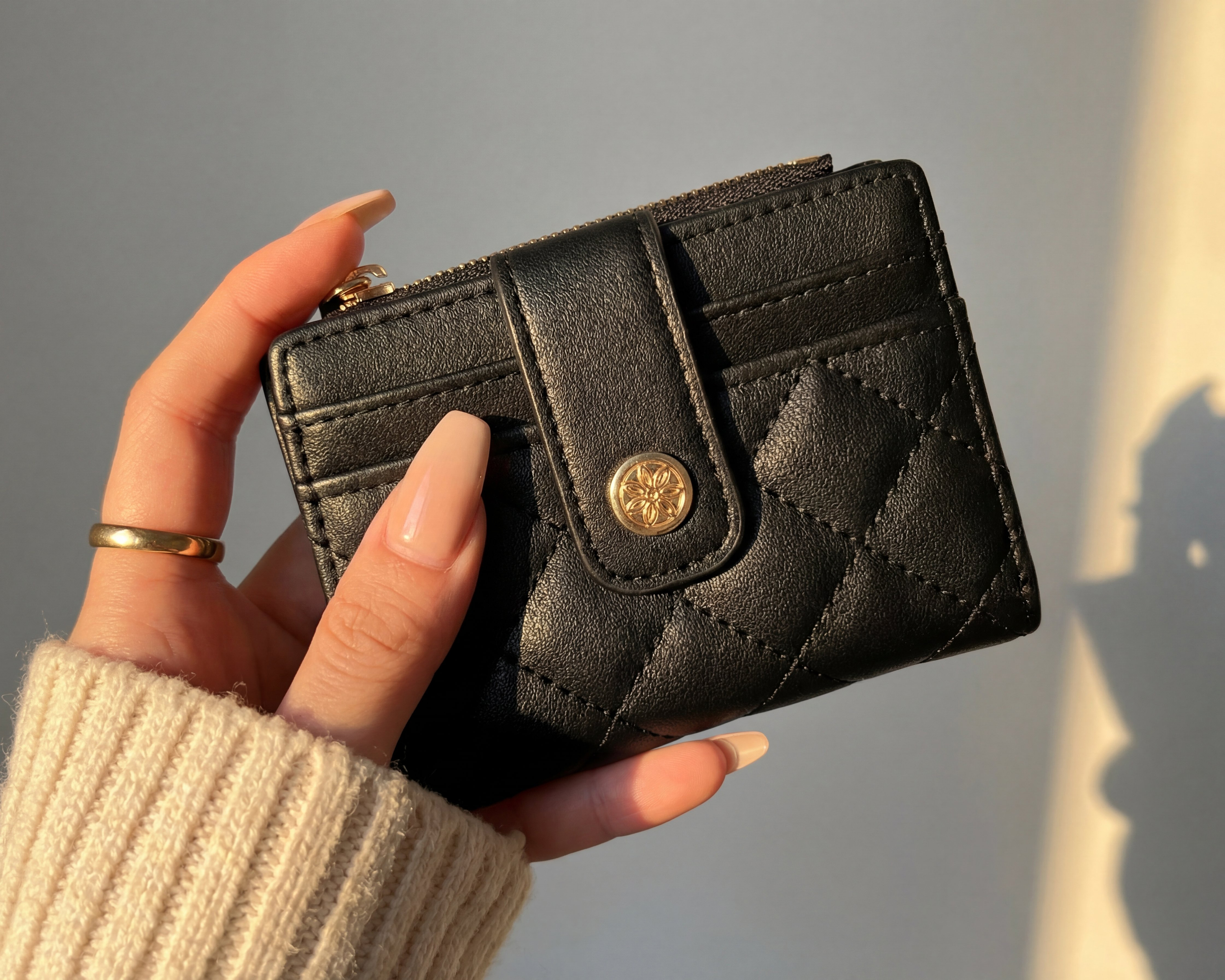 Foto 7 | Foto 7 | Monedero para Mujer Lady Sun Negro