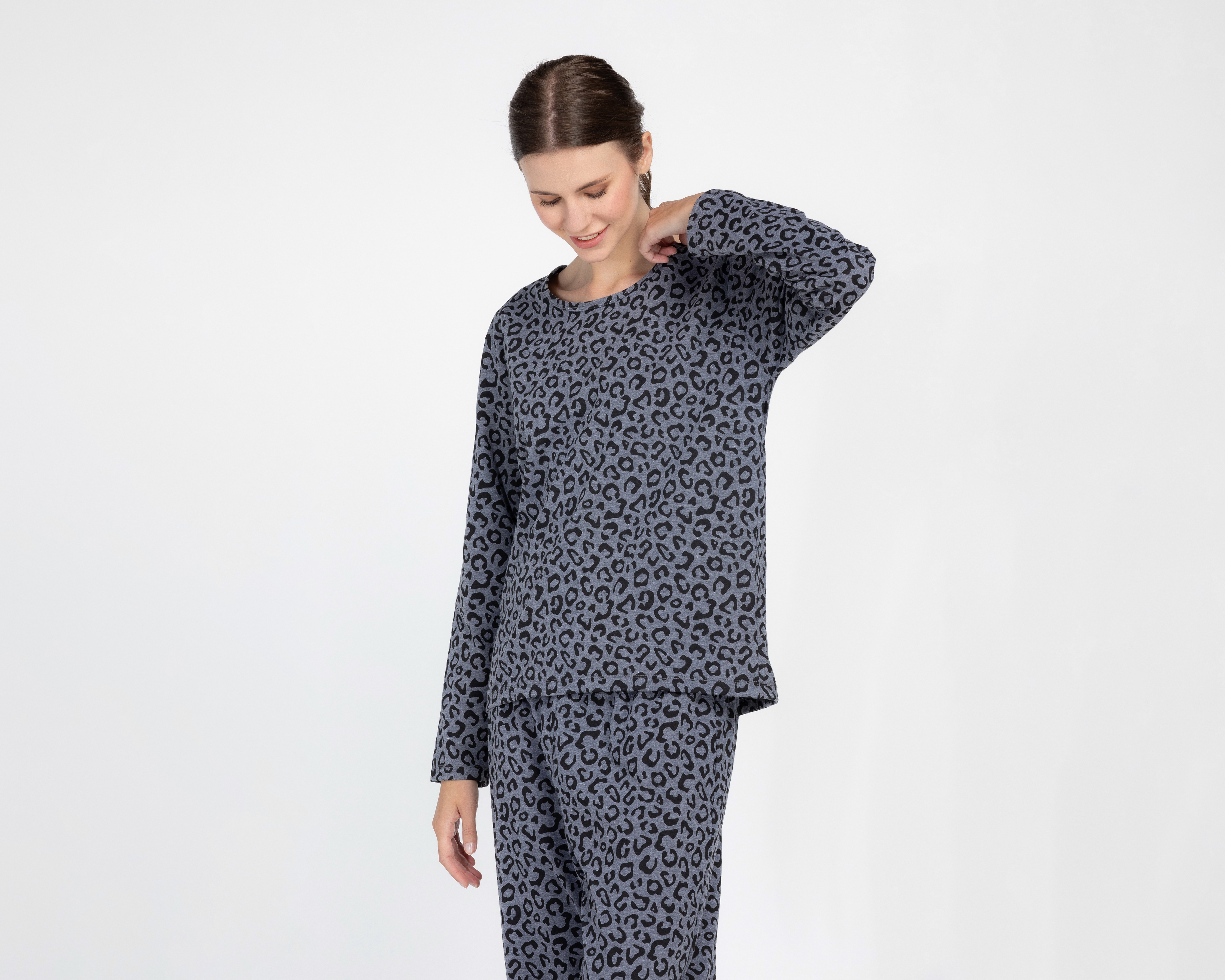 Foto 4 pulgar | Foto 3 | Pijama Tops & Bottoms para Mujer 2 Piezas
