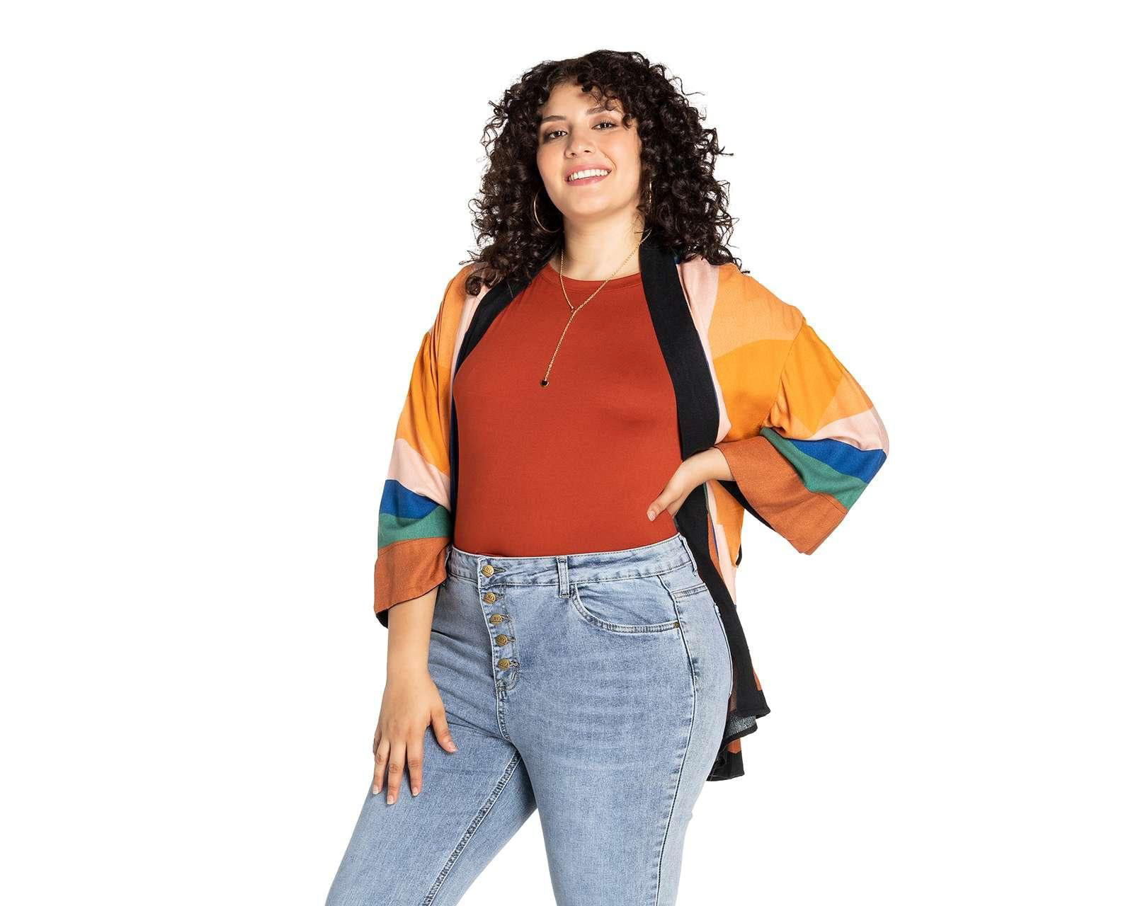 Foto 5 pulgar | Foto 4 | Blusa Dalay Manga 3/4 Cuello Redondo