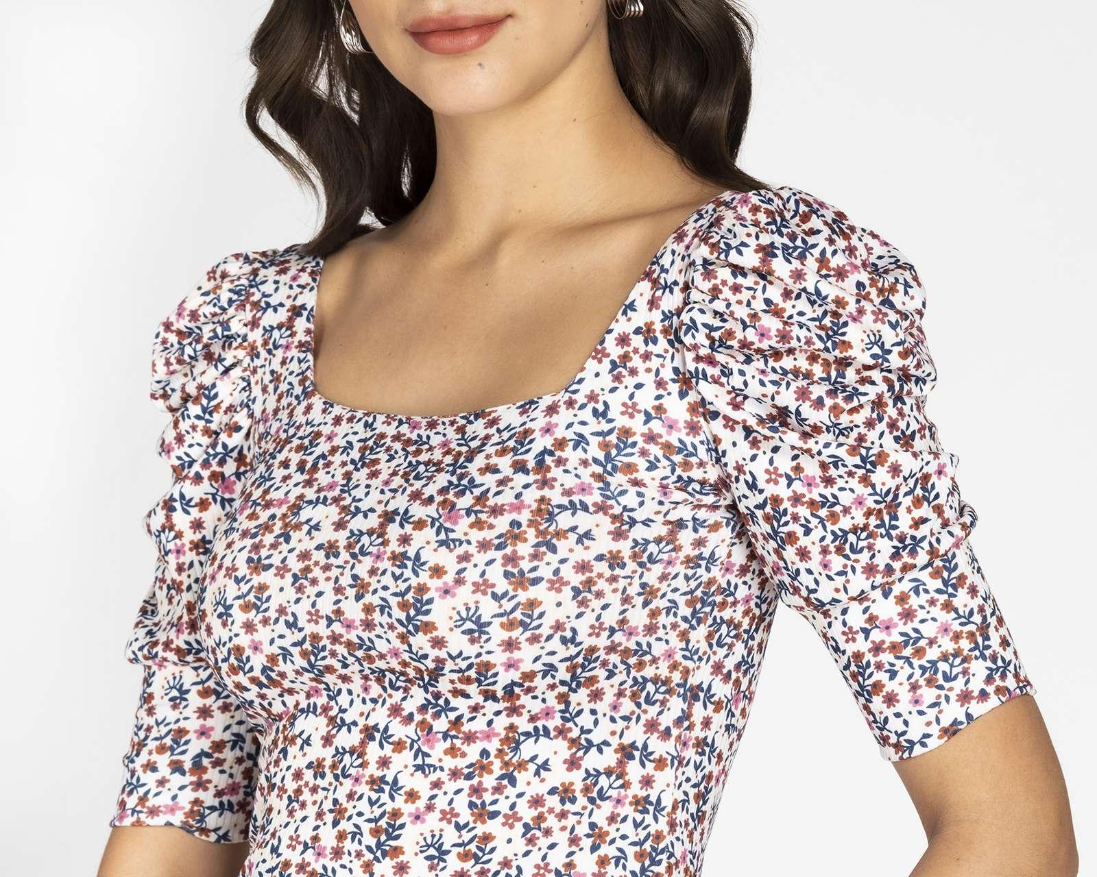 Foto 4 | Foto 4 | Blusa Sahara Manga Corta Estampado Floral