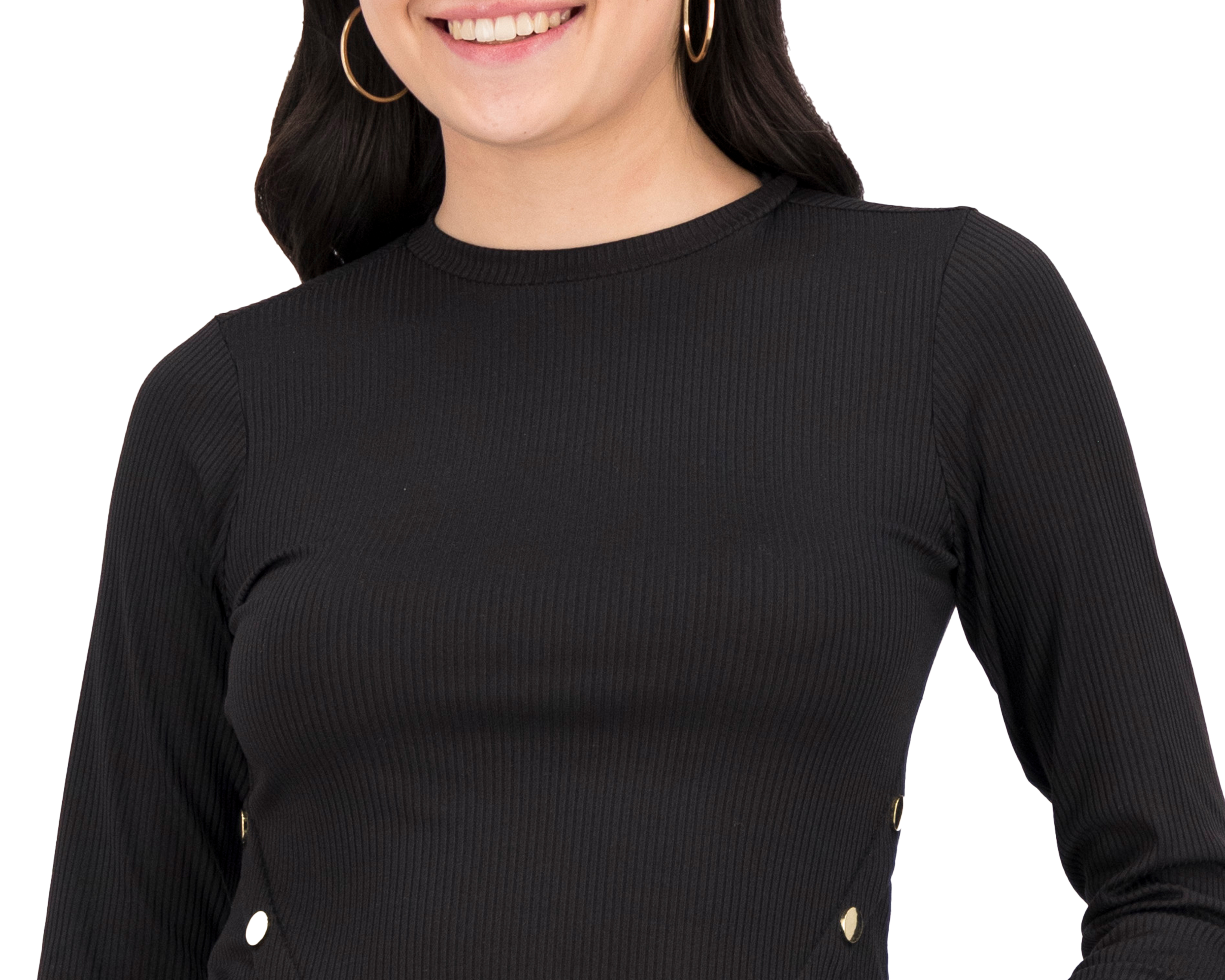 Foto 4 | Foto 4 | Playera Refill Manga Larga con Botones