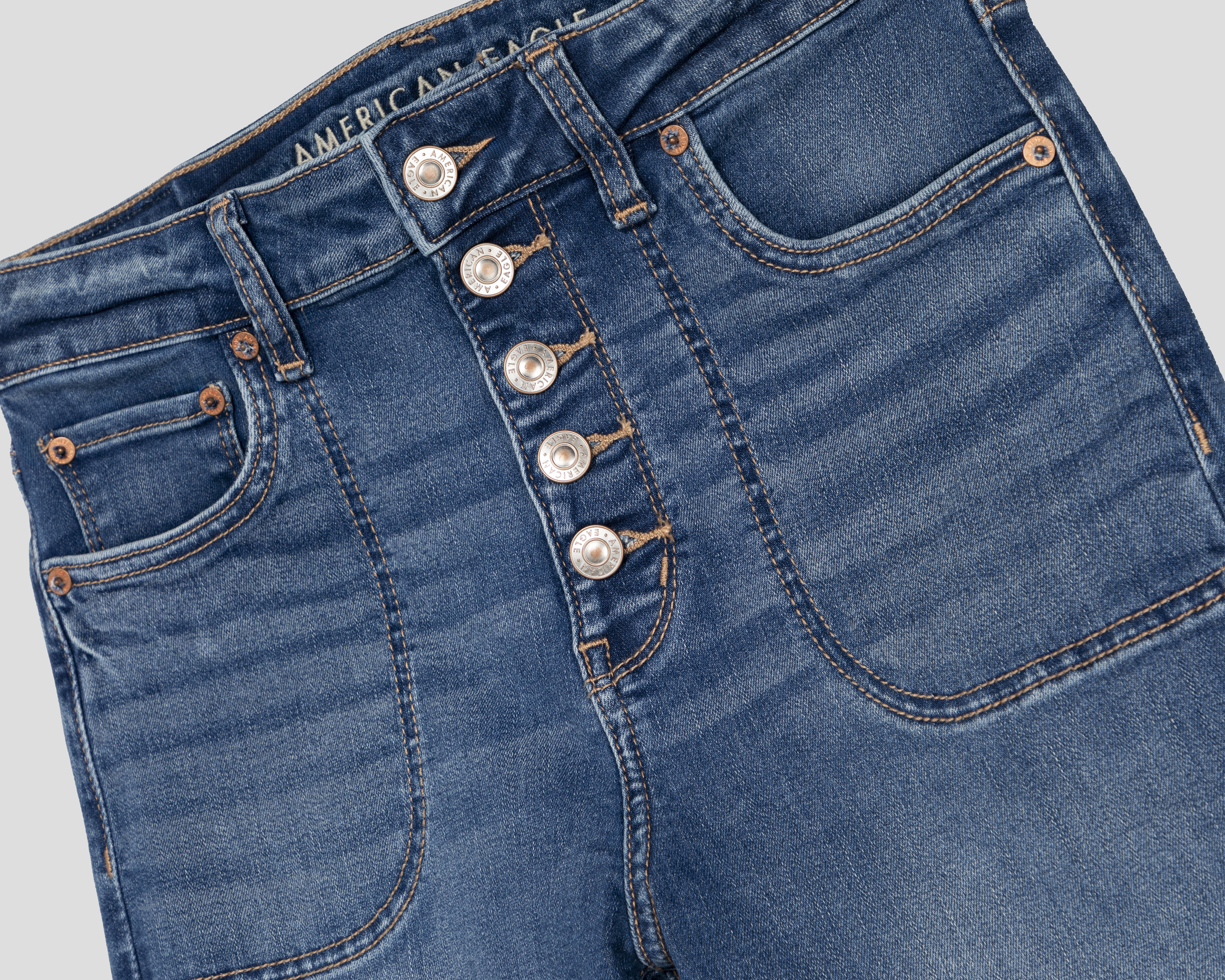 Foto 4 pulgar | Foto 3 | Jeans Flare American Eagle para Mujer