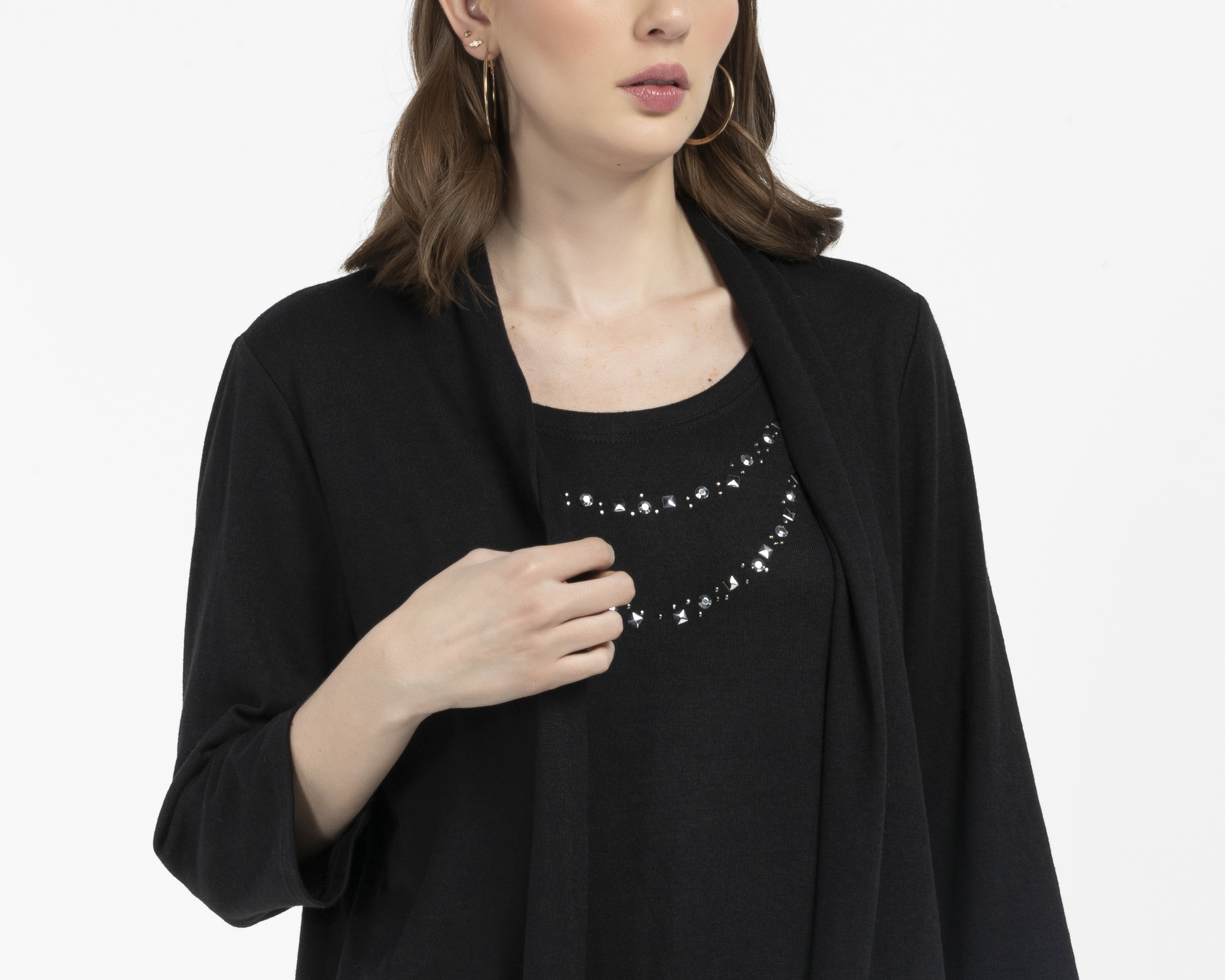 Foto 4 | Foto 4 | Blusa Negra Lady Sun para Mujer