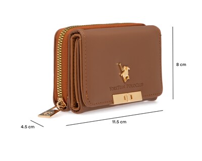 Foto 6 | Foto 6 | Cartera para Mujer York Team Polo Club Café