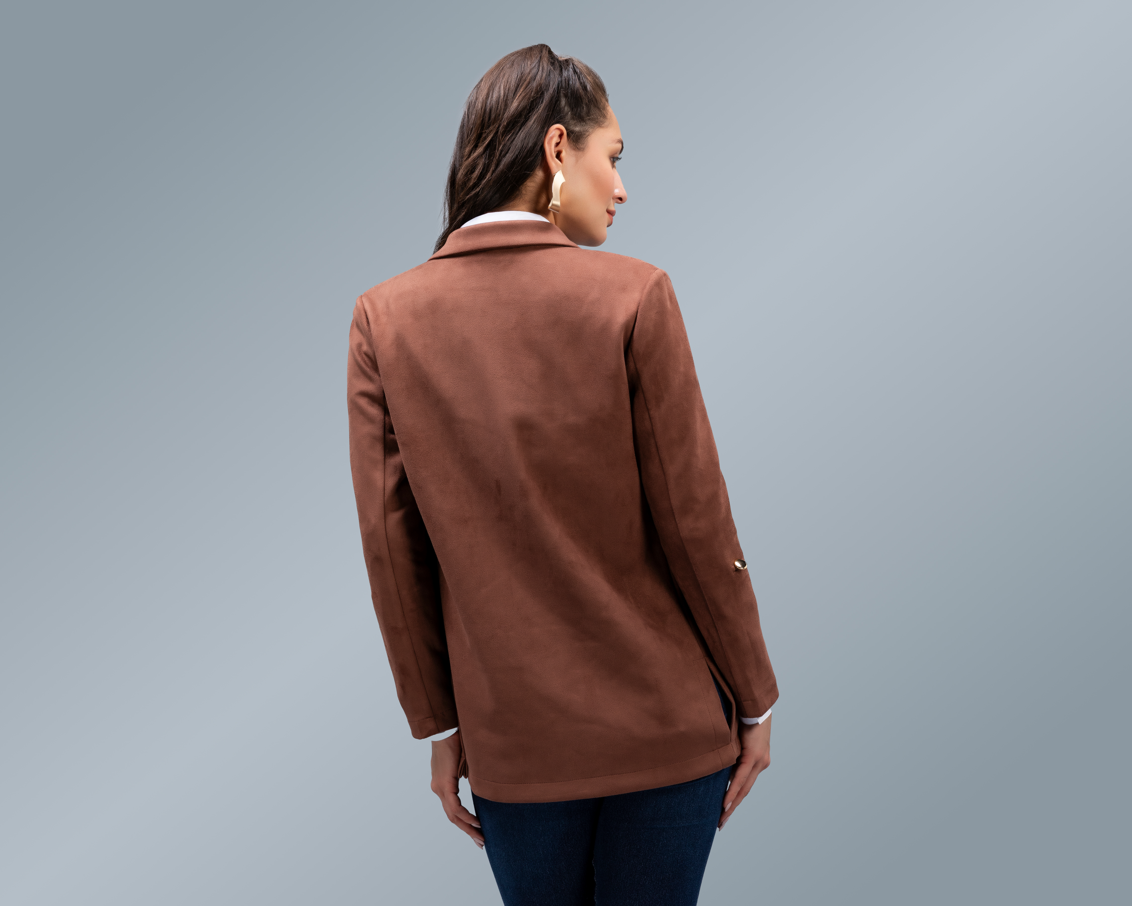 Foto 4 pulgar | Foto 3 | Cárdigan Café Jennifer Lopez para Mujer